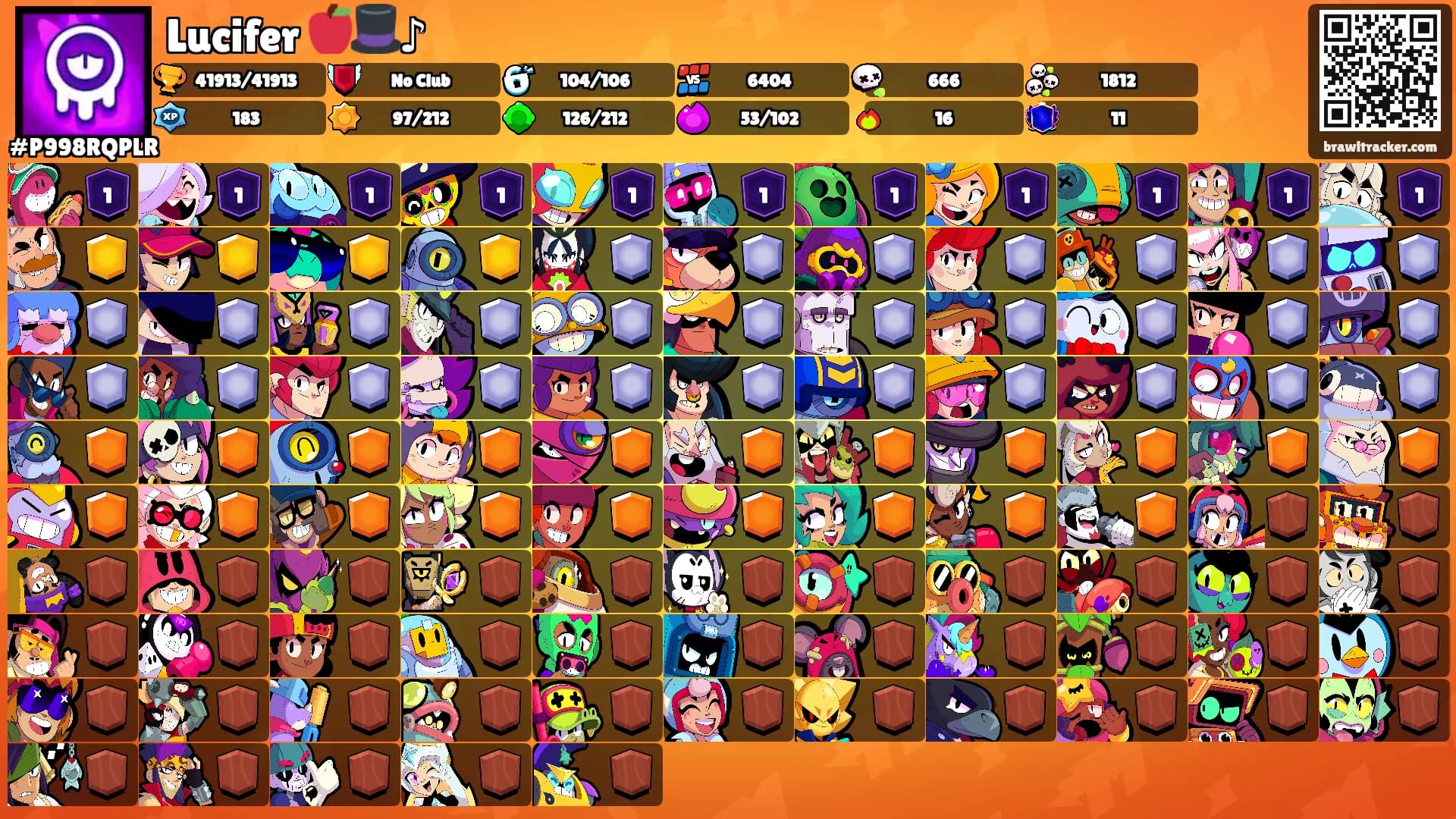 Lucifer 🍎🎩♪'s Ranks