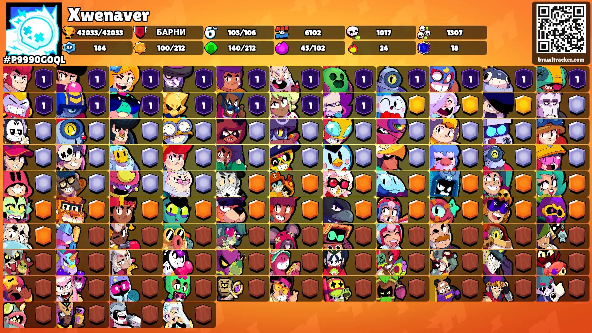 Xwenaver's Ranks