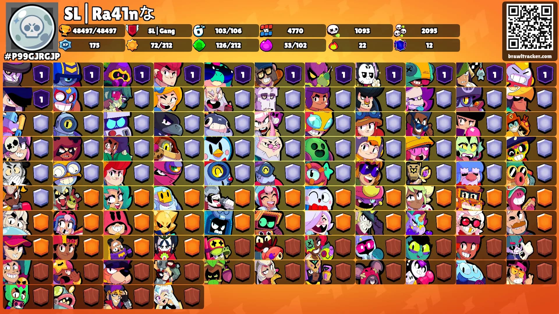 SL|Ra41nな's Ranks