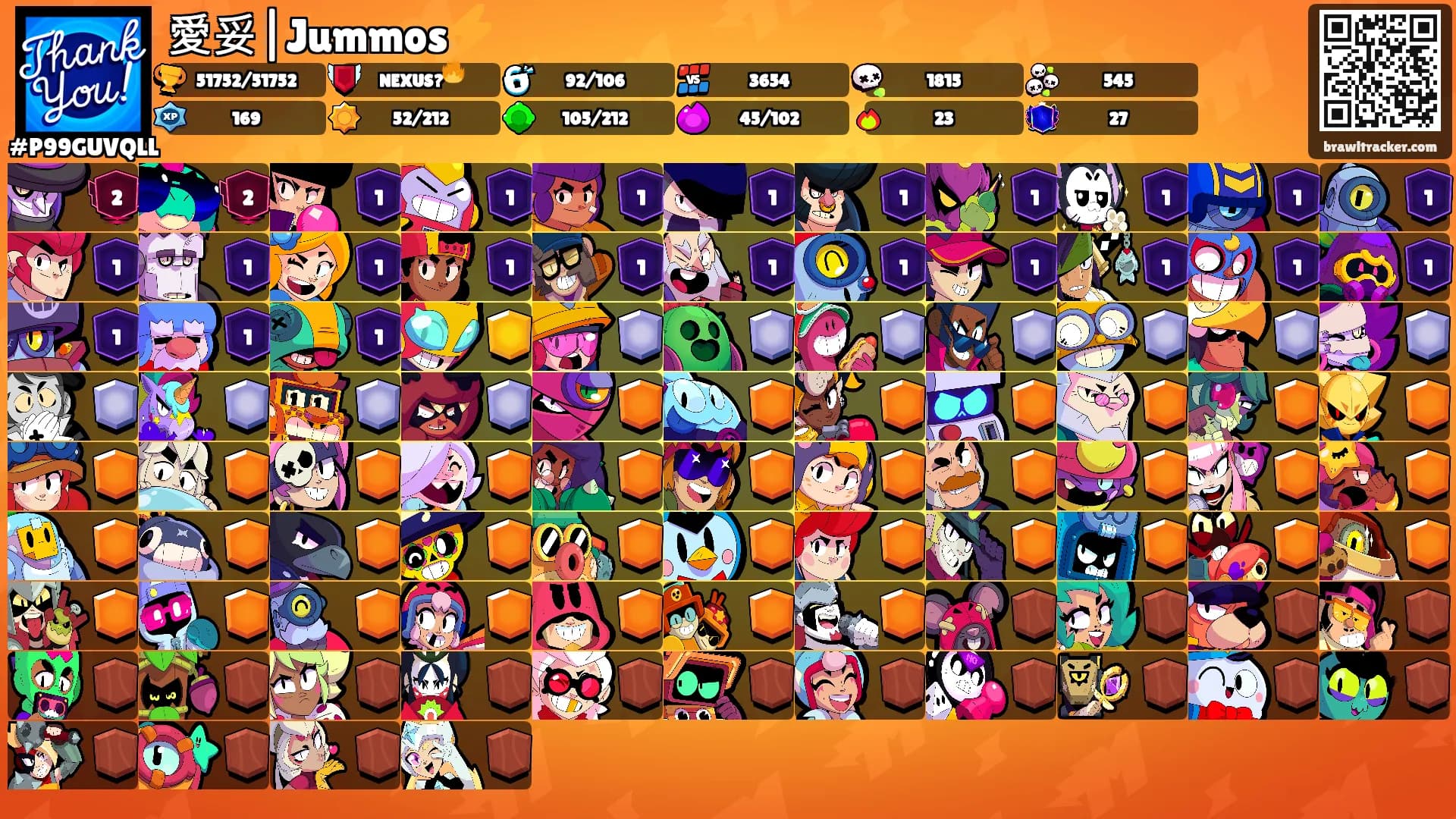 愛妥|Jummos⚡'s Ranks