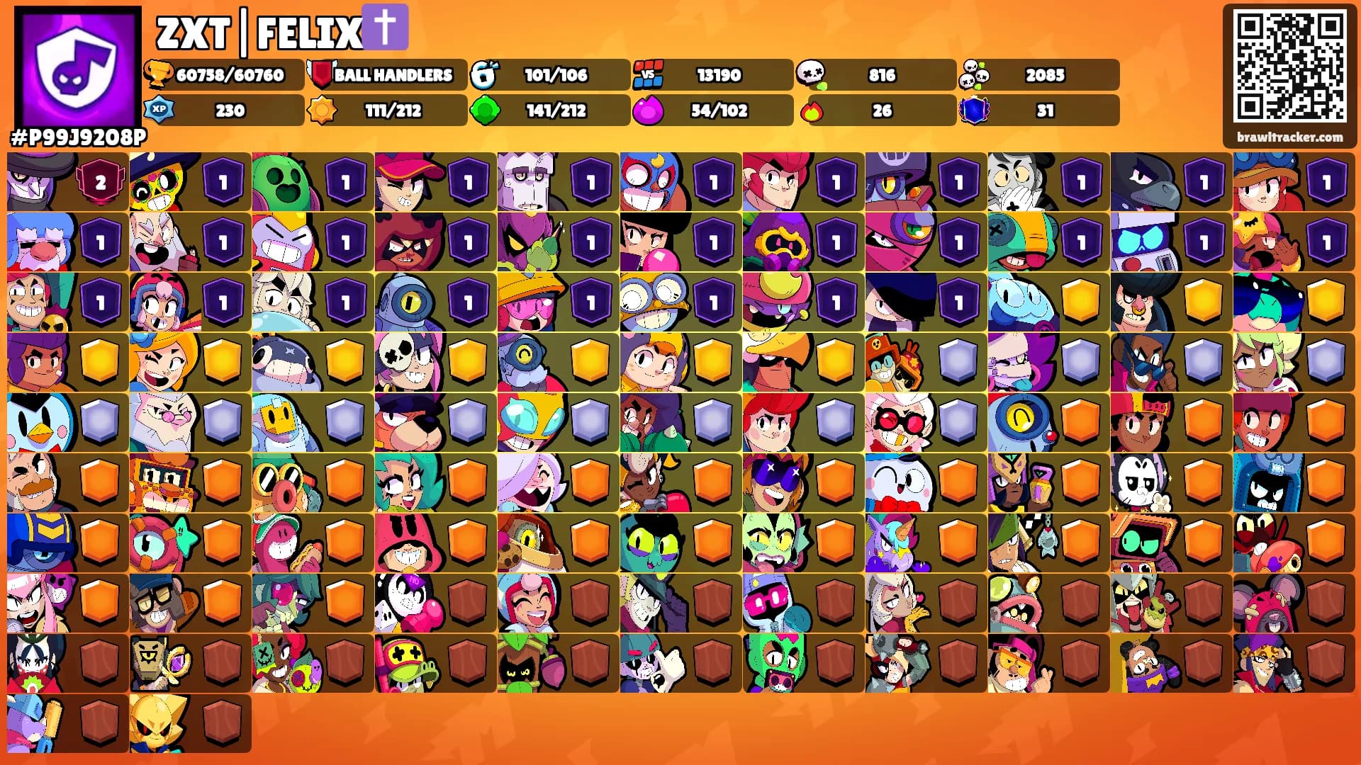 ZXT|FELIX✝️'s Ranks