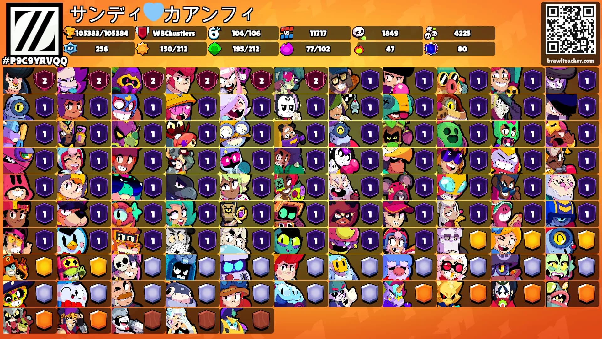 サンディ🩵カアンフィ⚡︎'s Ranks