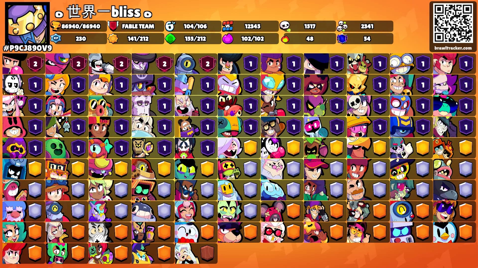 ﻩ 世界一bliss ﻩ's Ranks