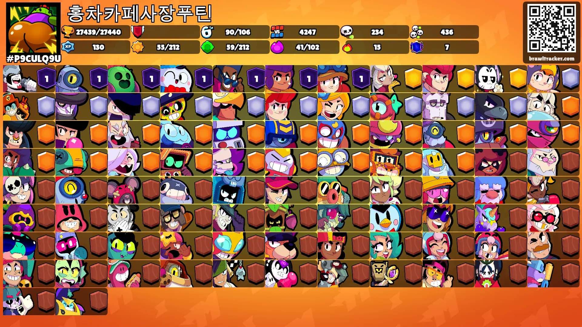 홍차카페사장푸틴's Ranks