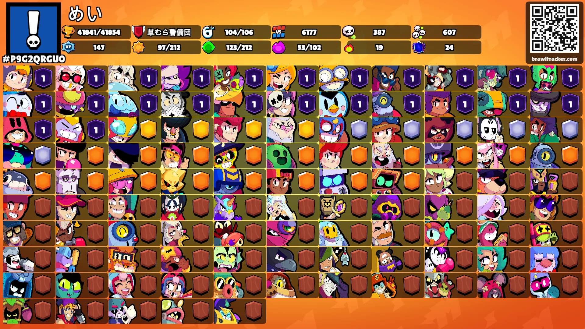 めい's Ranks