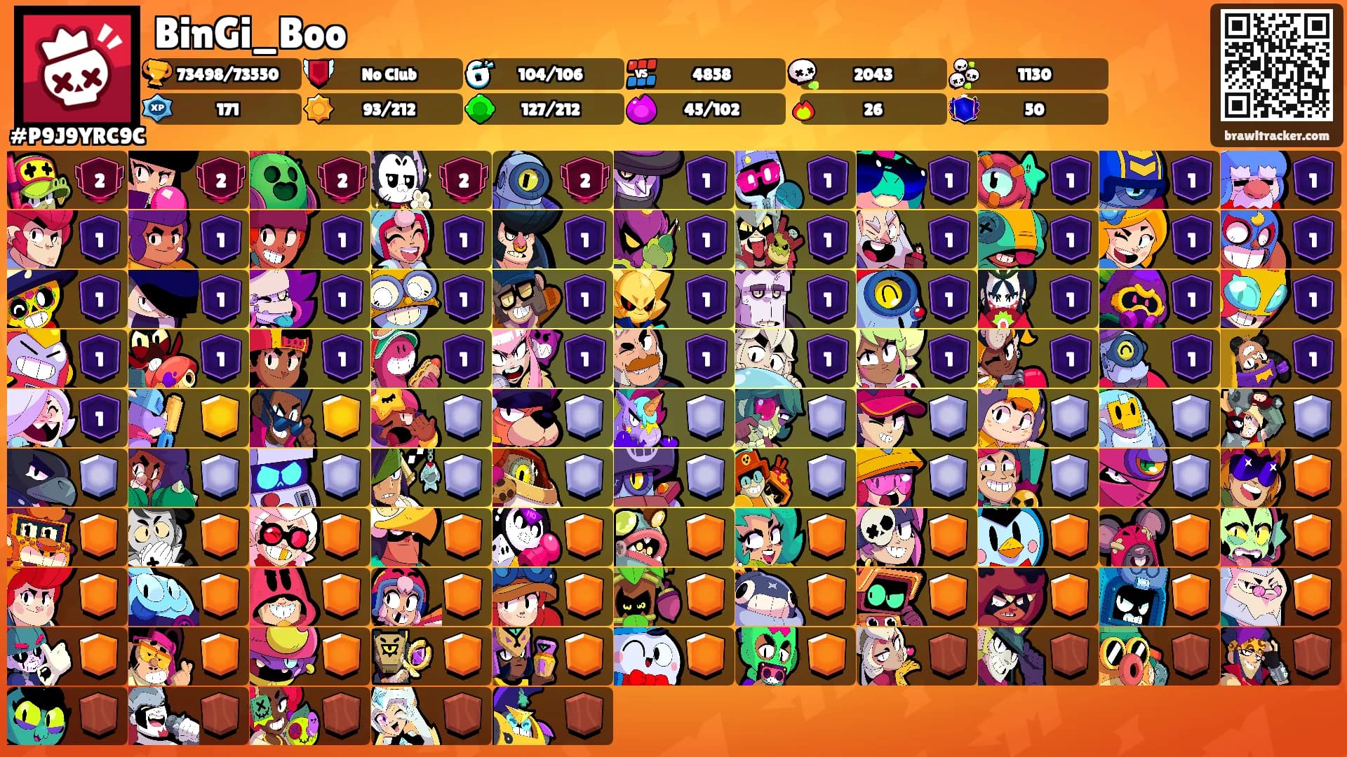 BinGi_Boo's Ranks