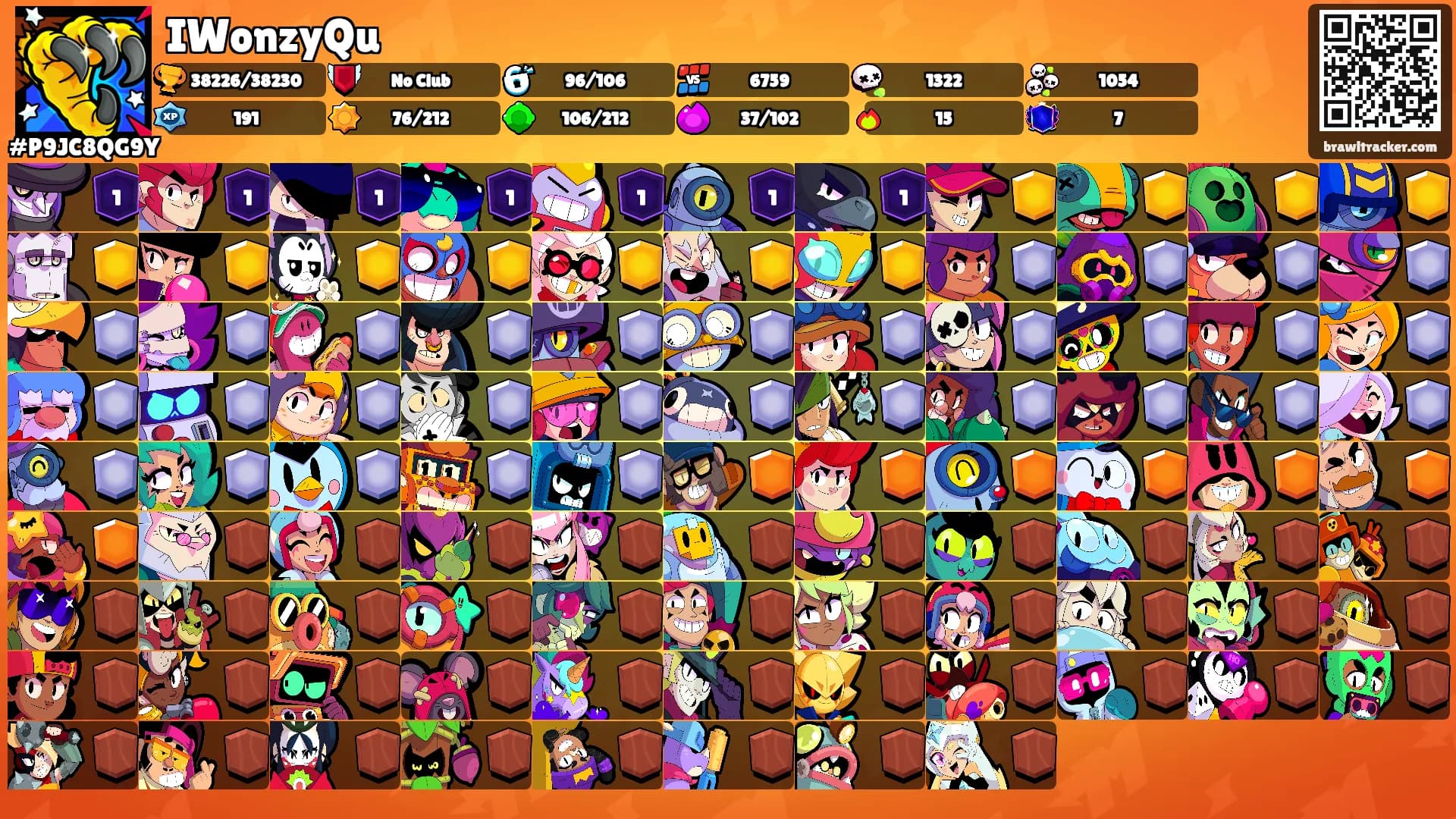 IWonzyQu's Ranks