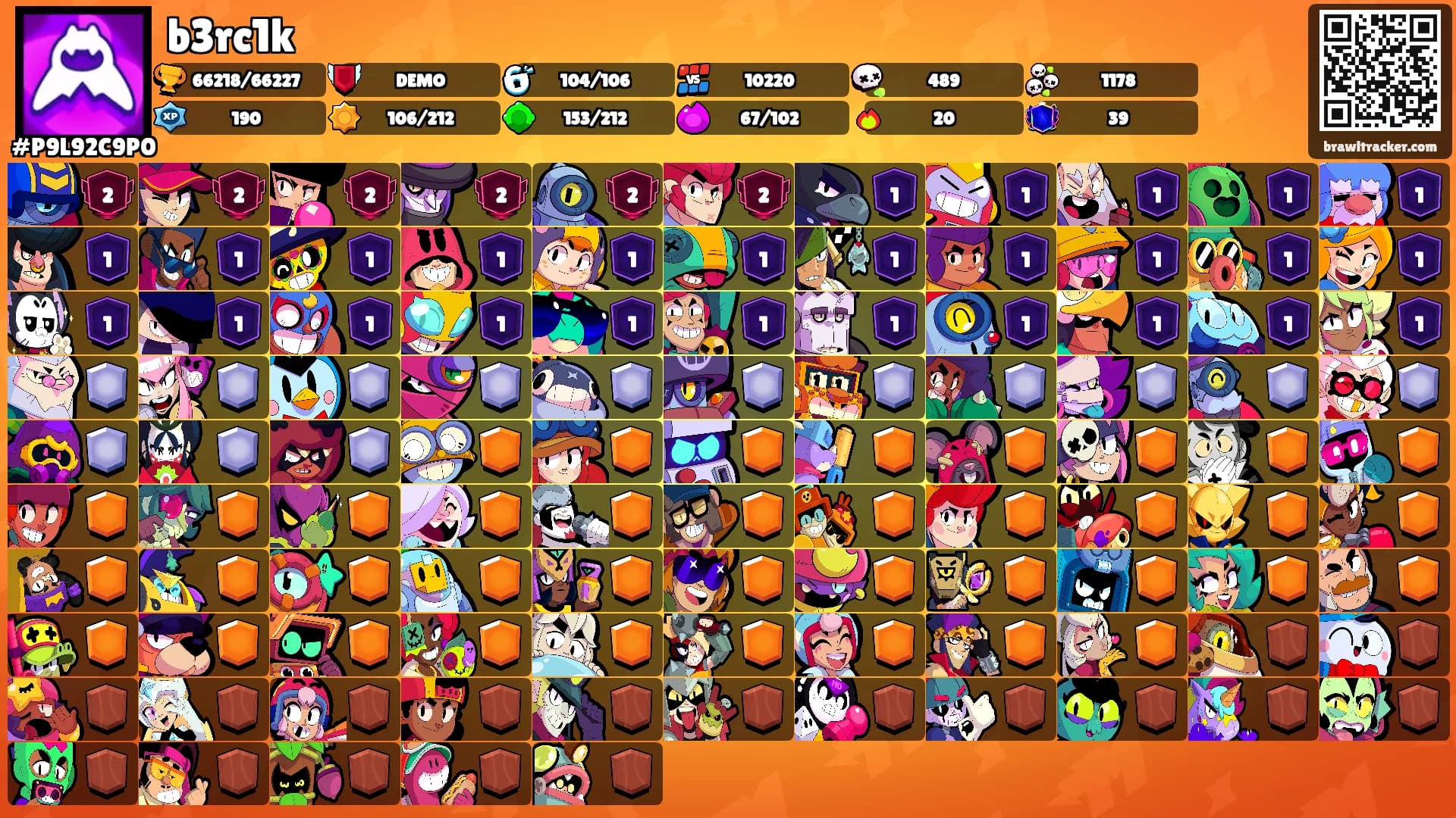 b3rc1k's Ranks