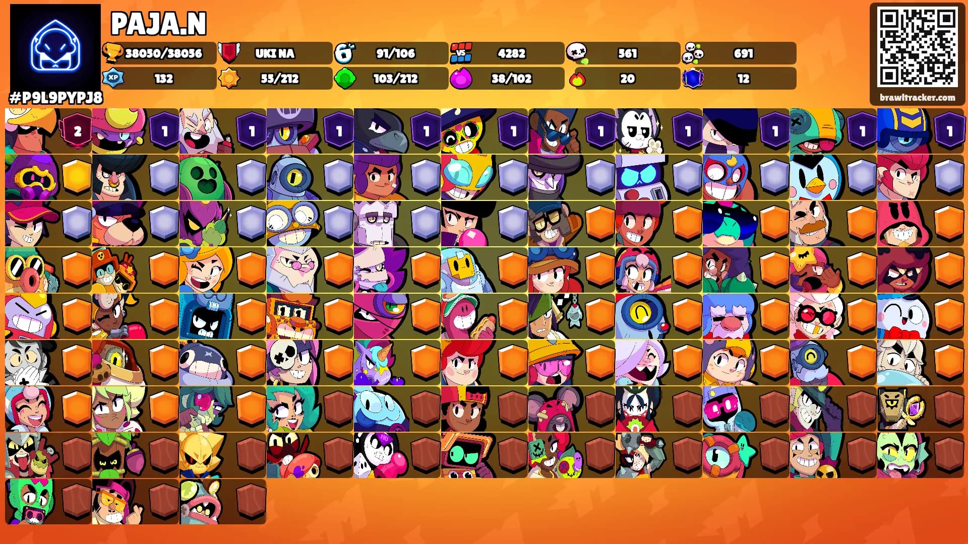 PAJA.N's Ranks