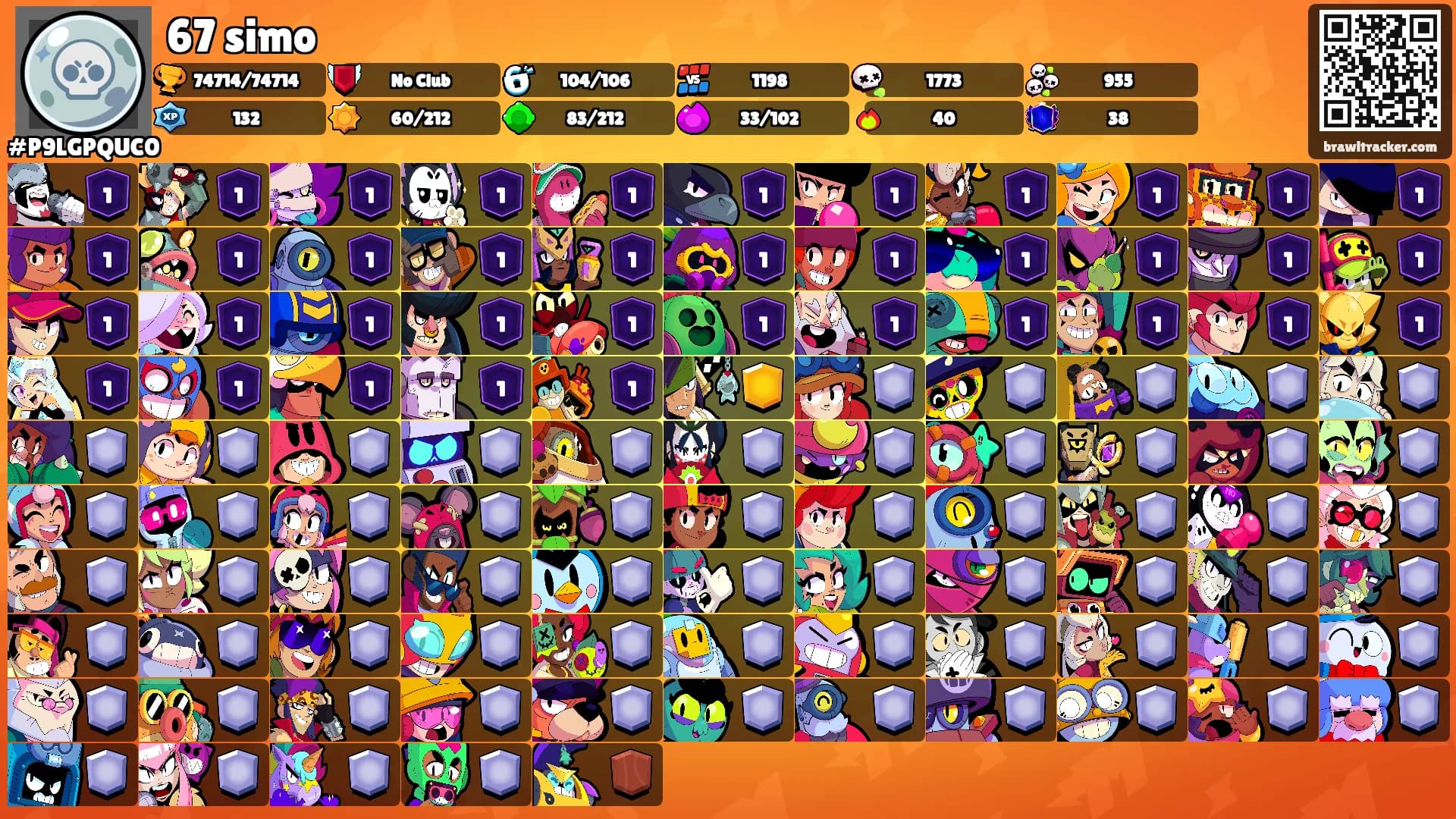 67 simo's Ranks