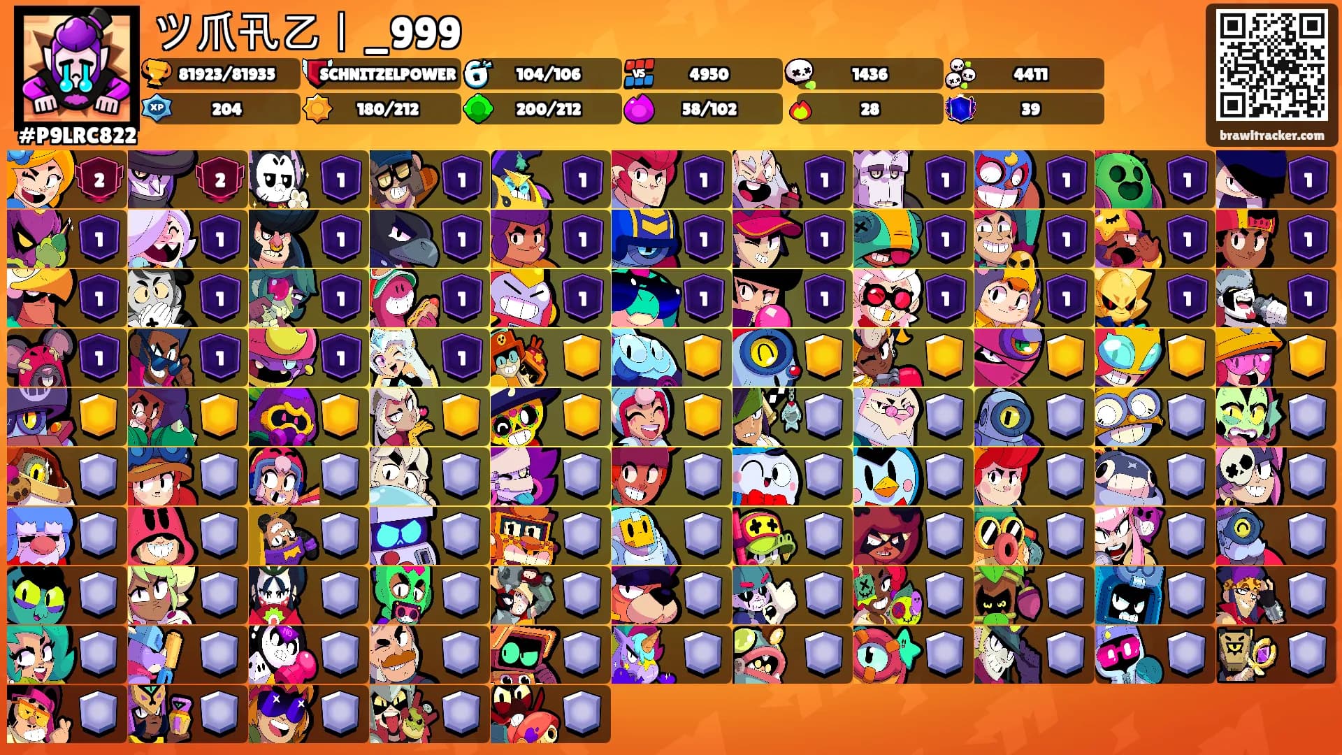 ツ爪卂乙丨_999's Ranks