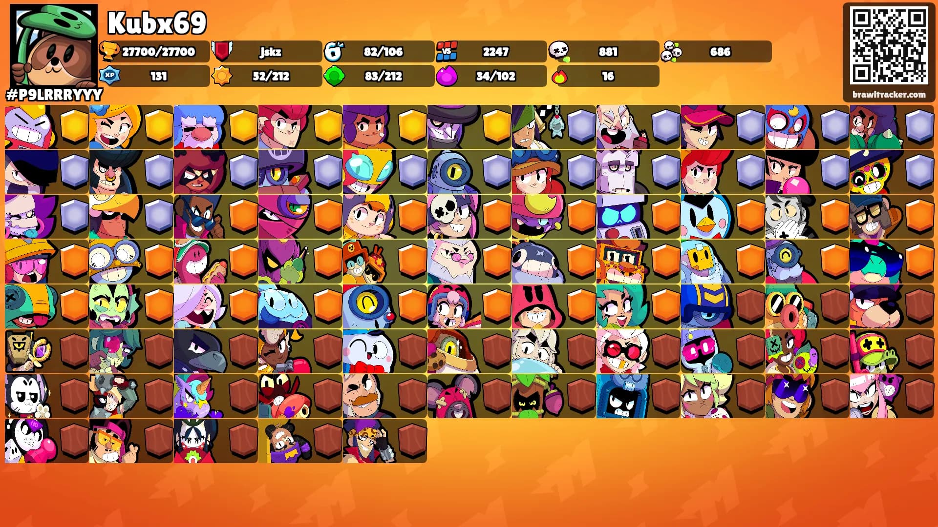 Kubx69's Ranks