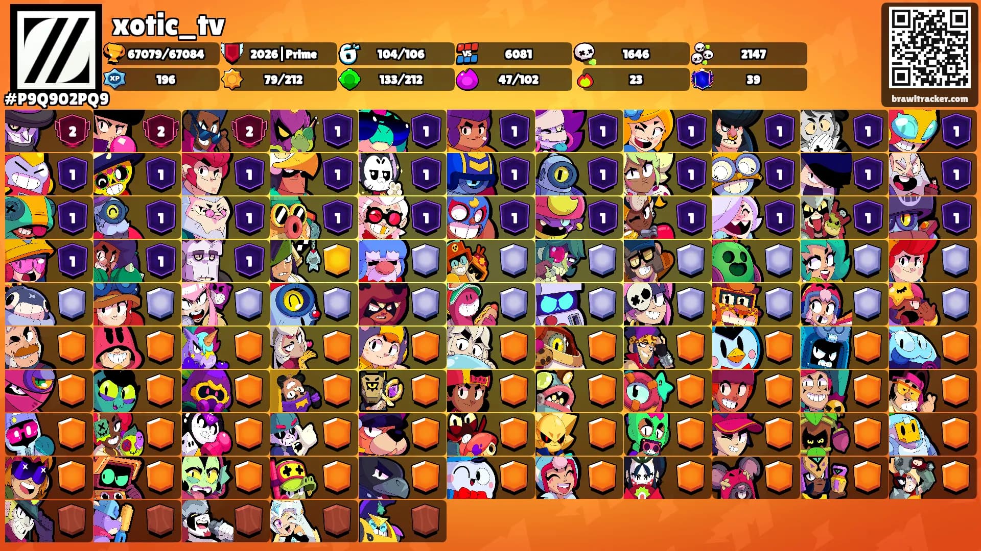 xotic_tv's Ranks