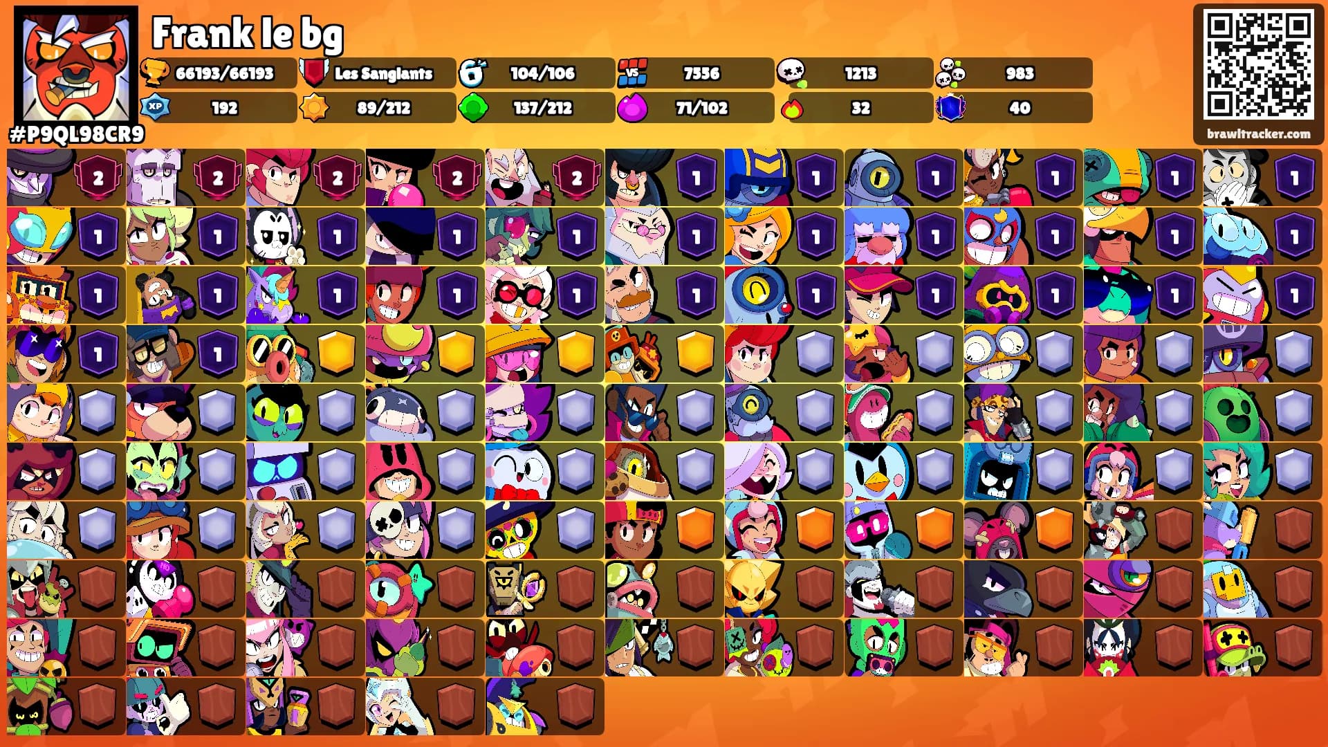 Frank le bg's Ranks