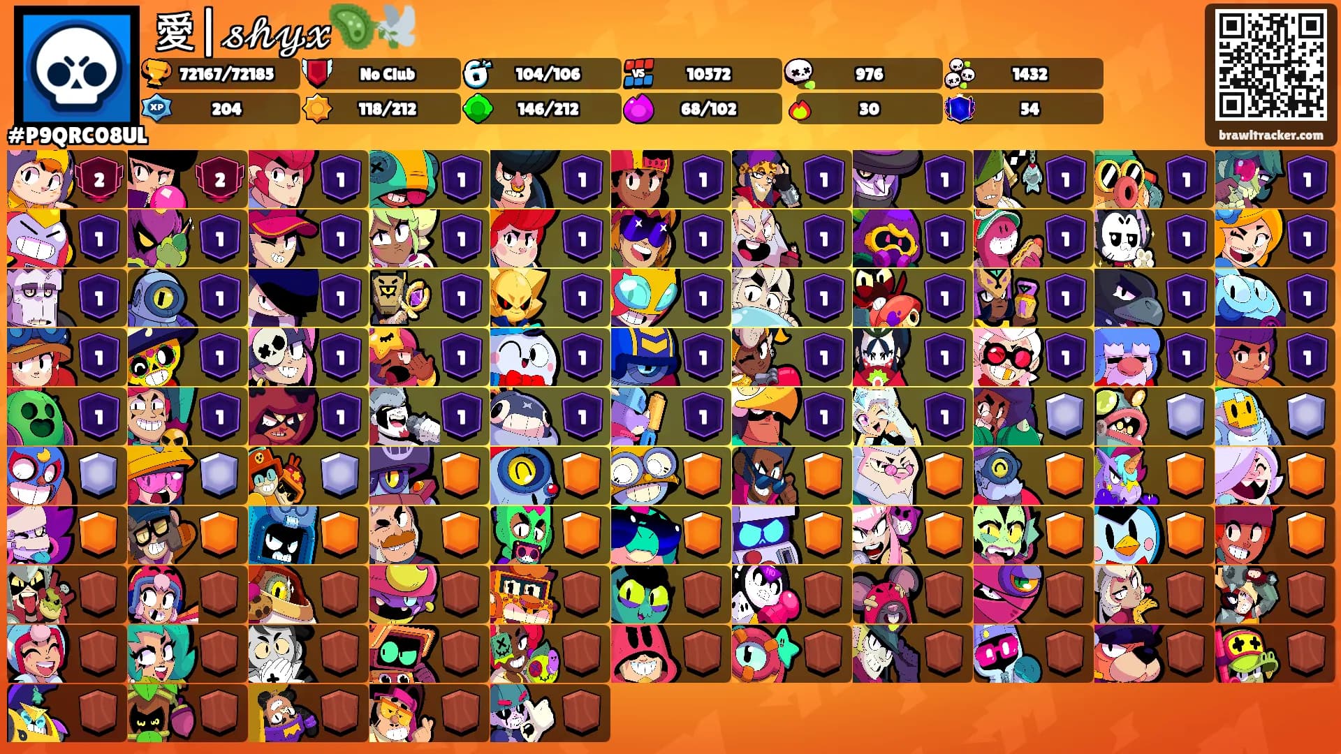 愛|𝓈𝒽𝓎𝓍🦠🕊️'s Ranks