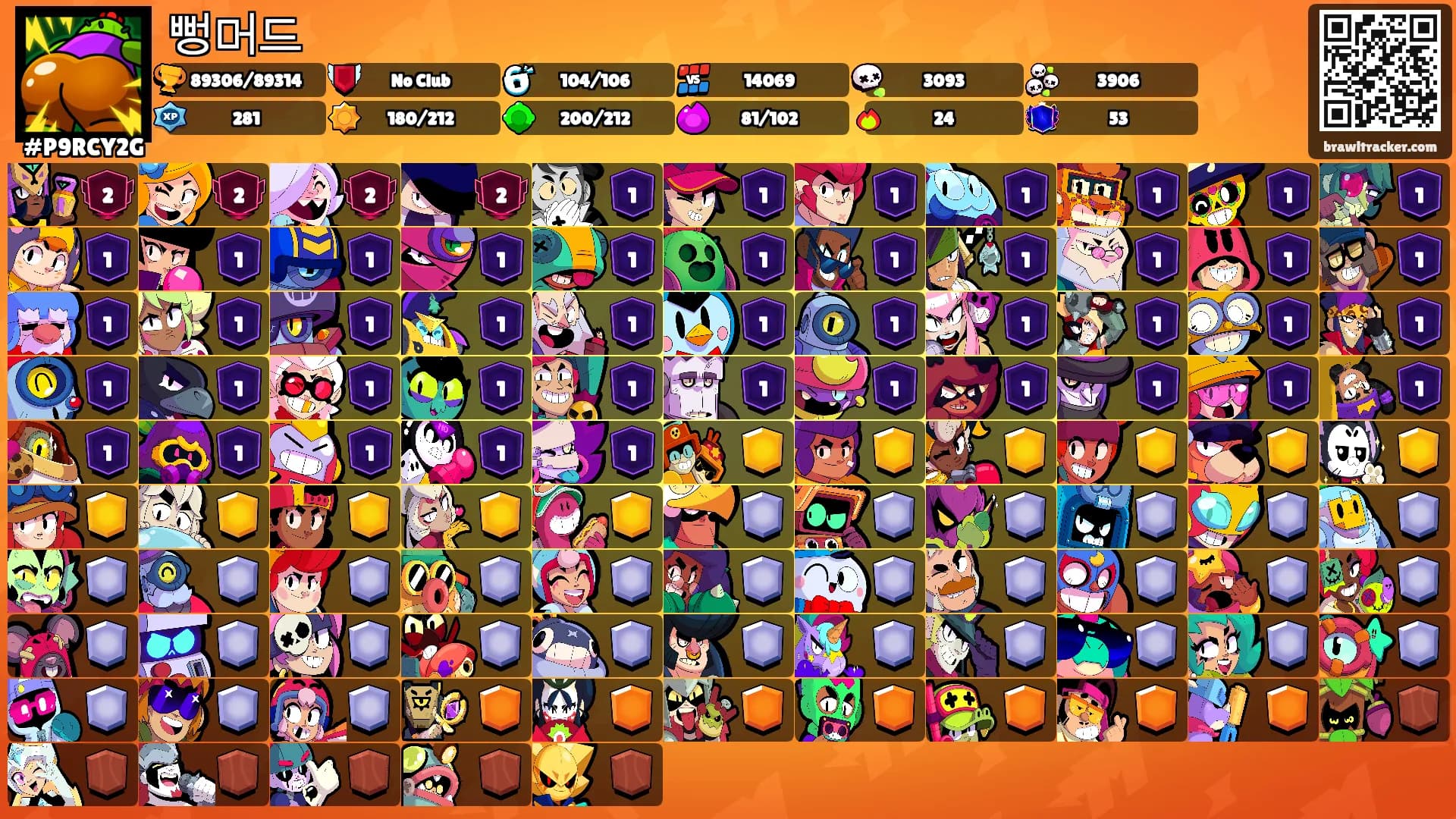 뻥머드's Ranks