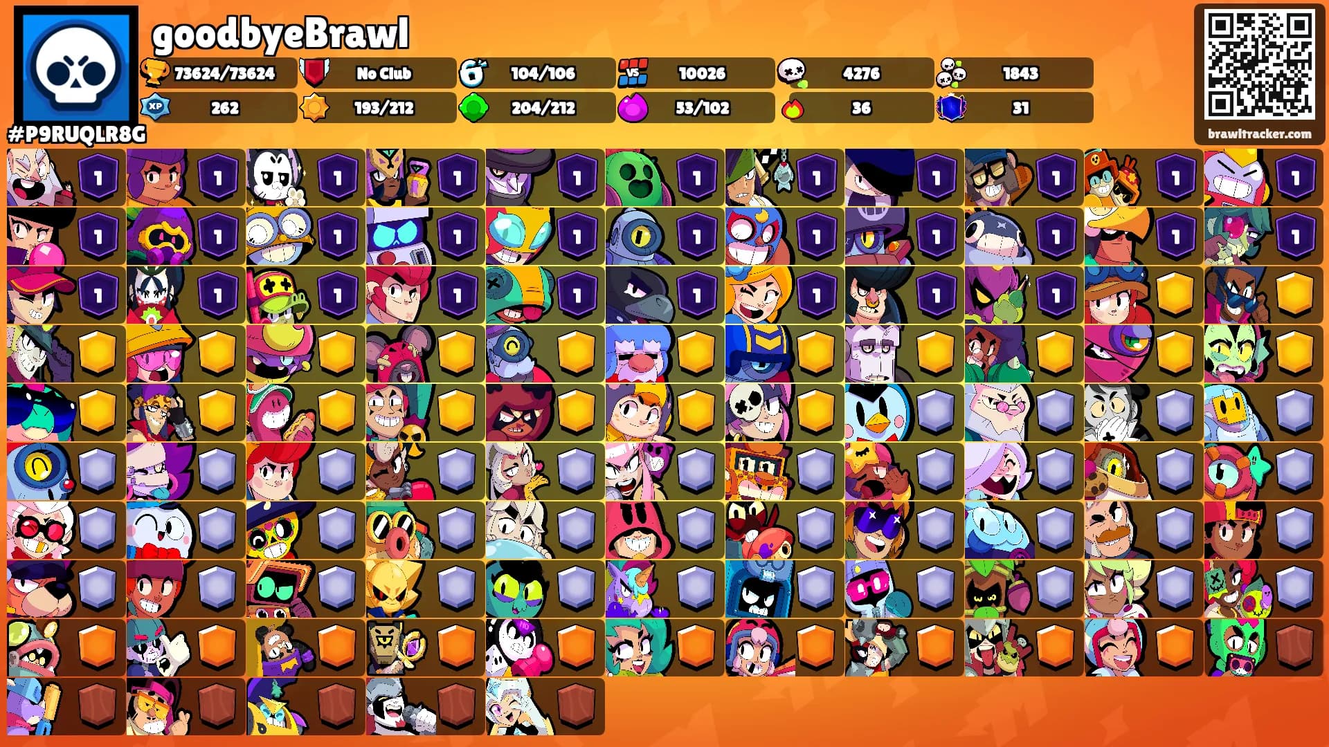 goodbyeBrawl's Ranks