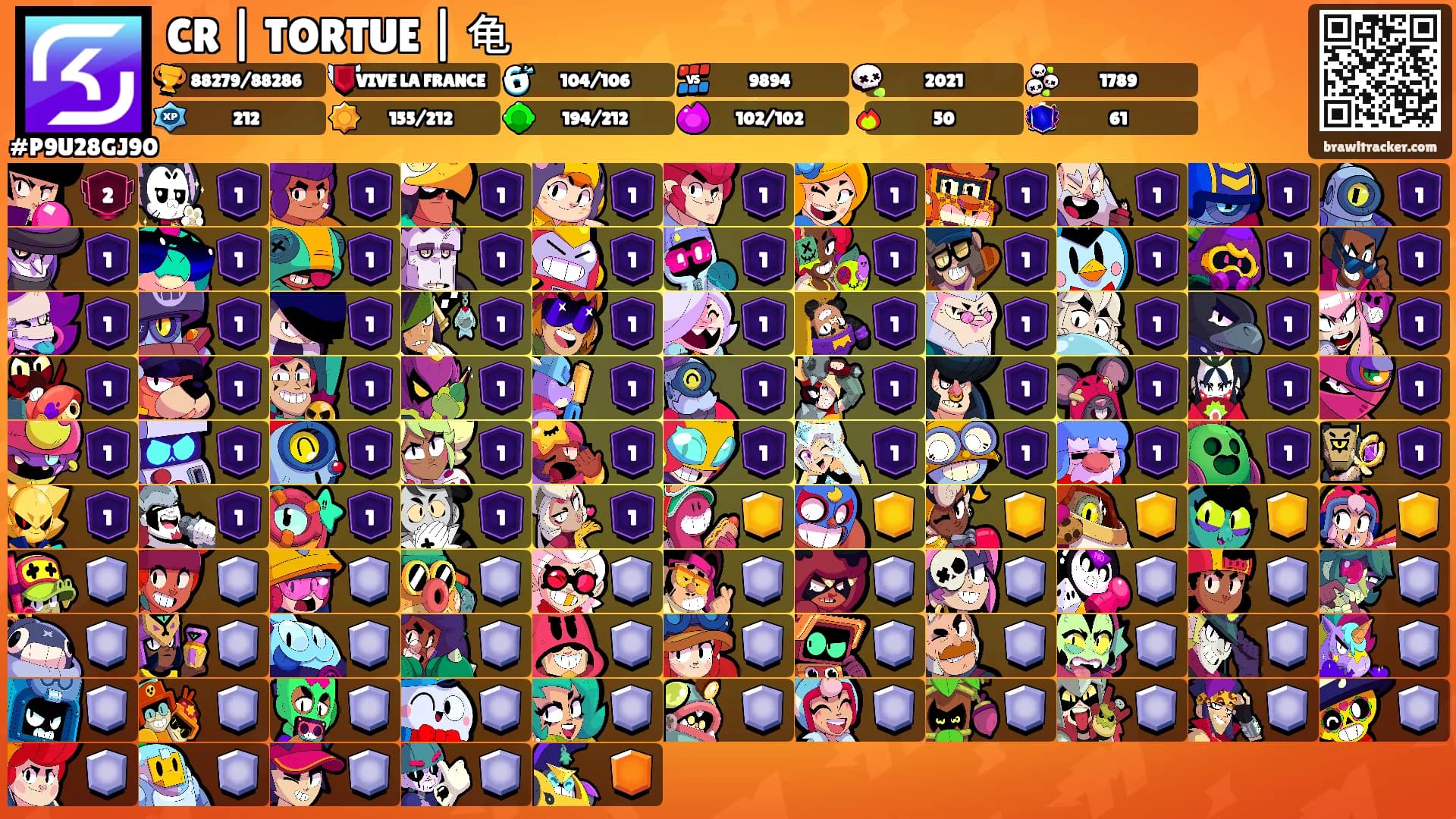 CR | TORTUE | 龟's Ranks