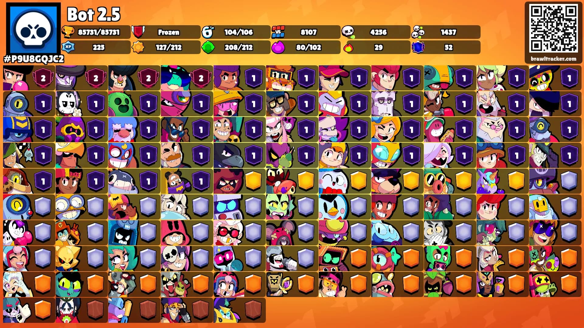 Bot 2.5's Ranks