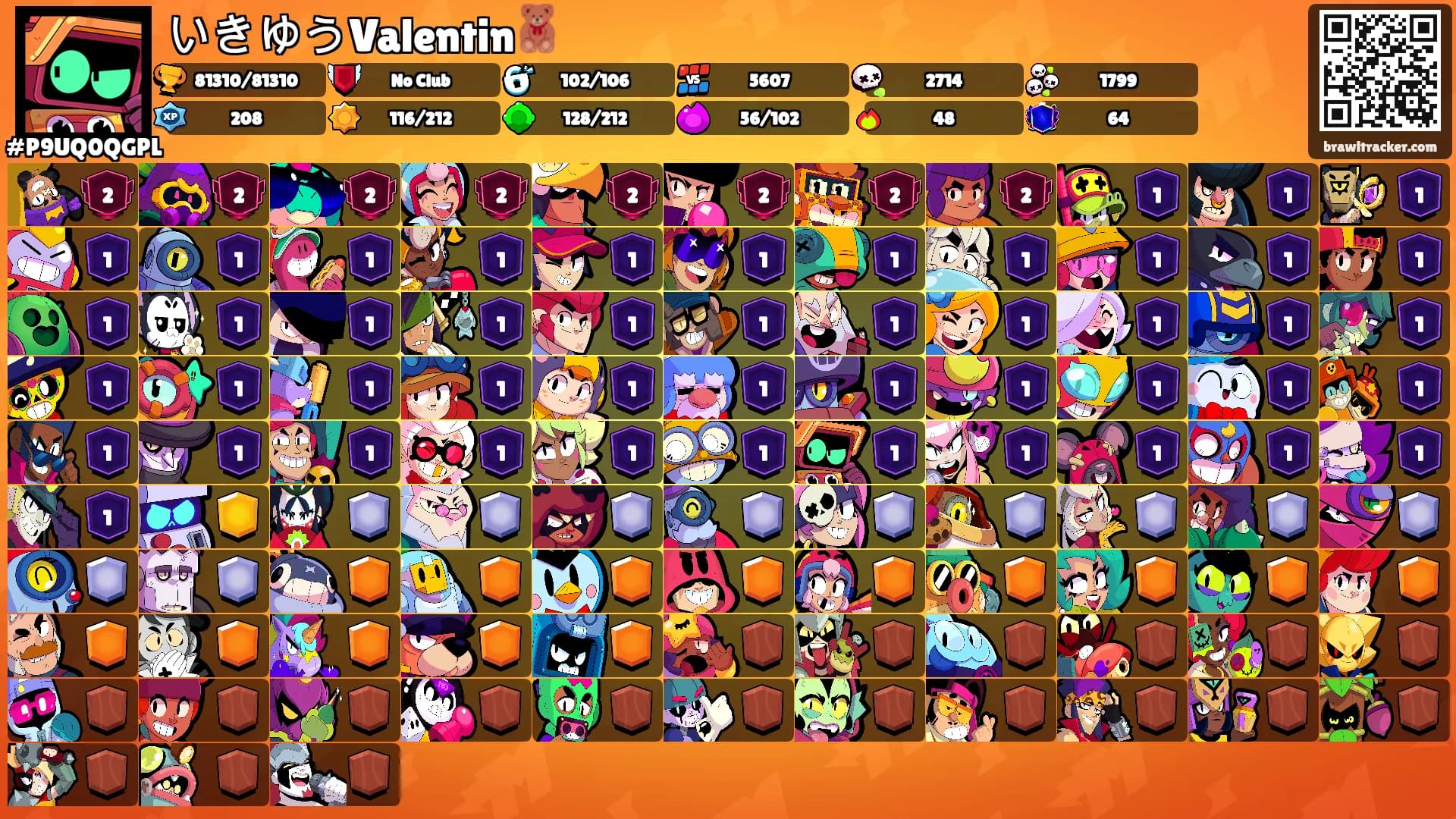 いきゆうValentin🧸's Ranks