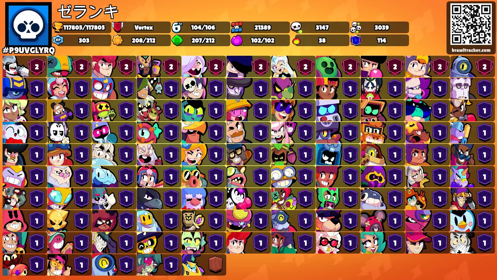 ゼランキ's Ranks