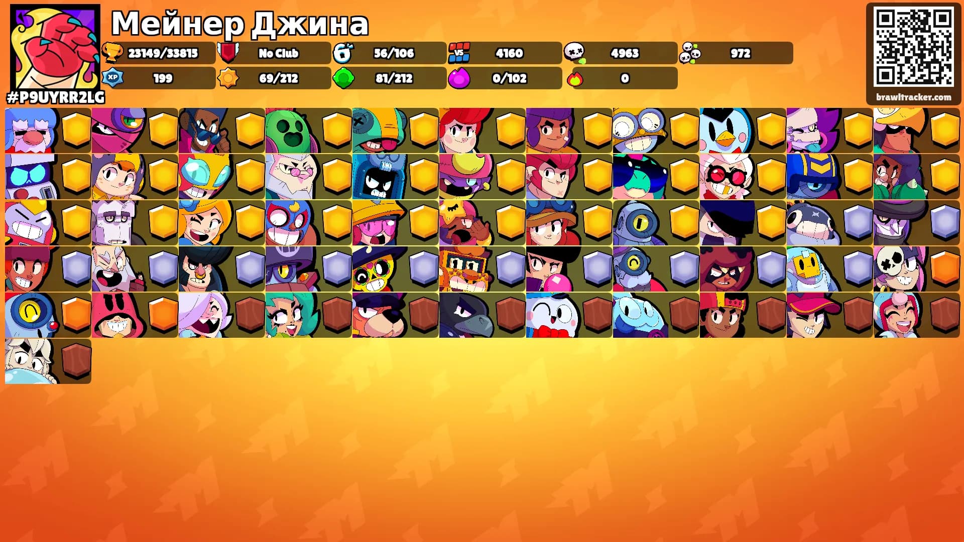 Мейнер Джина's Ranks