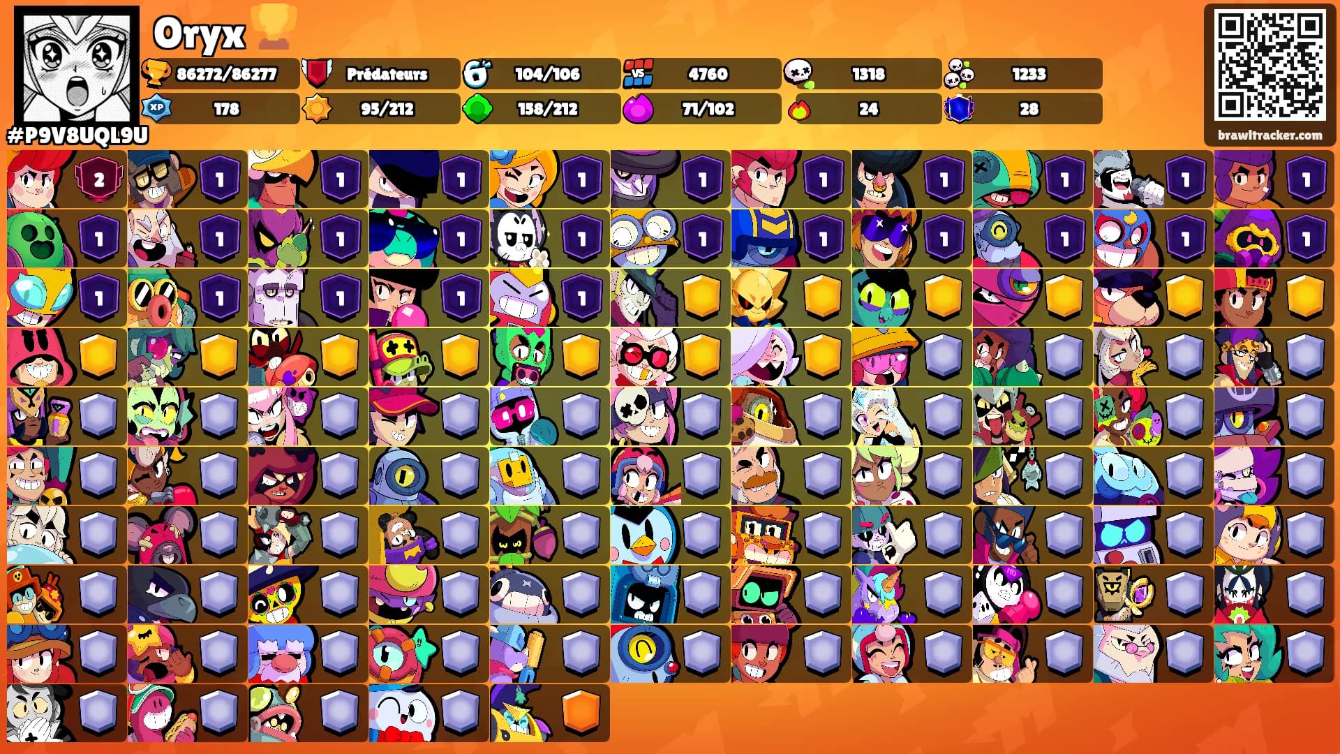 Oryx 🏆's Ranks