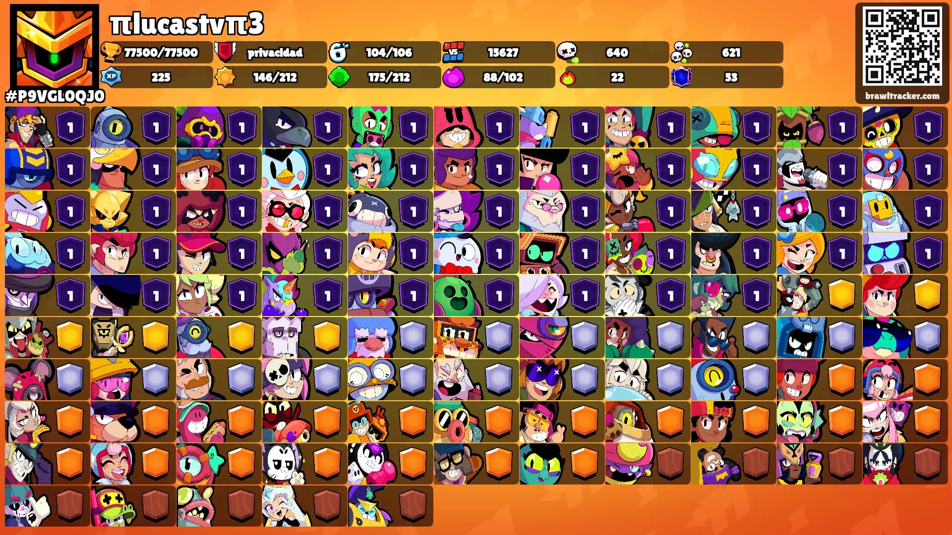 πlucastvπ3's Ranks