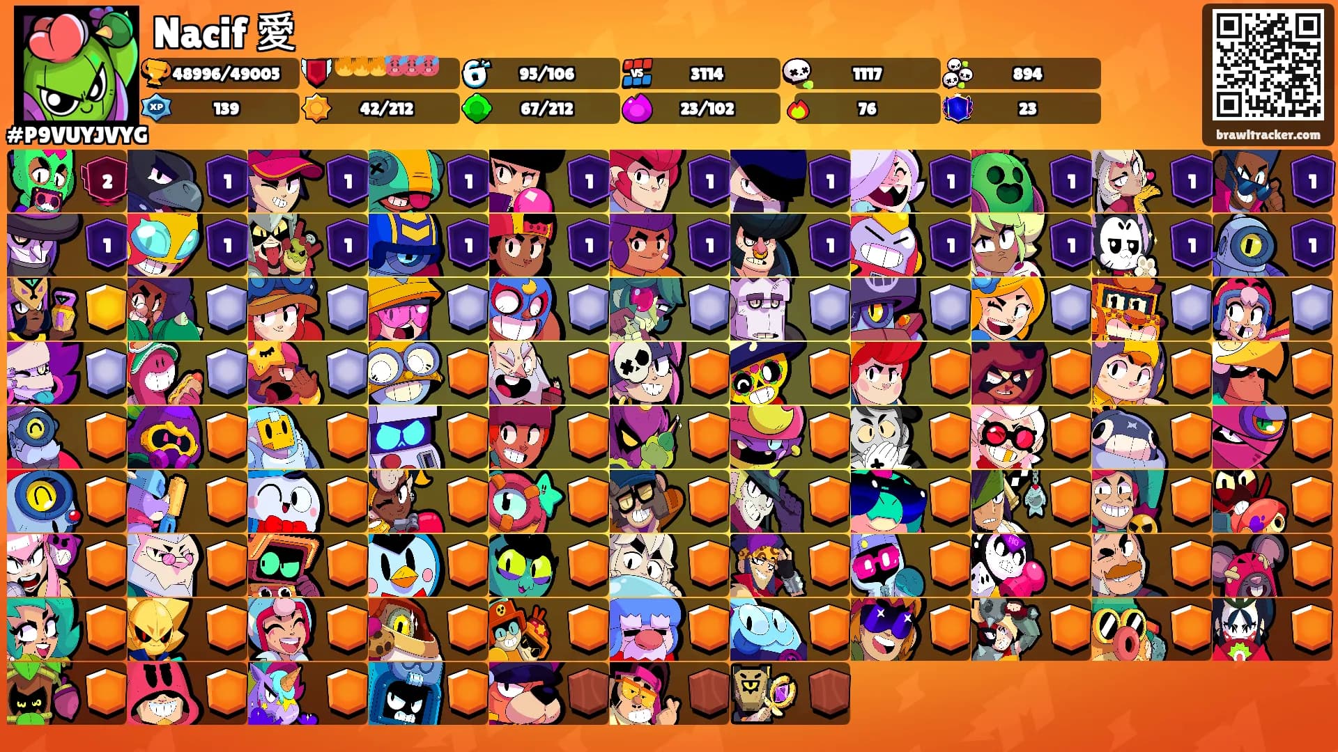 Nacif 愛's Ranks