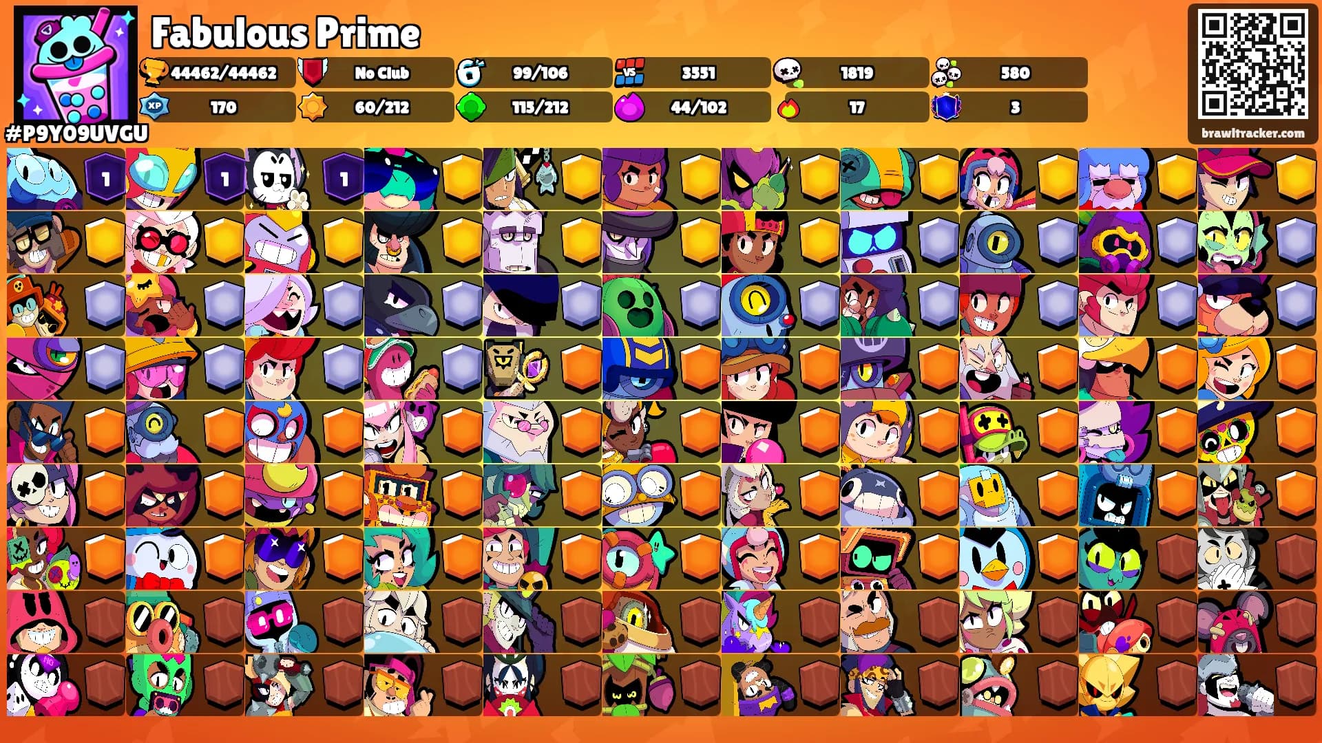 Fabulous Prime's Ranks