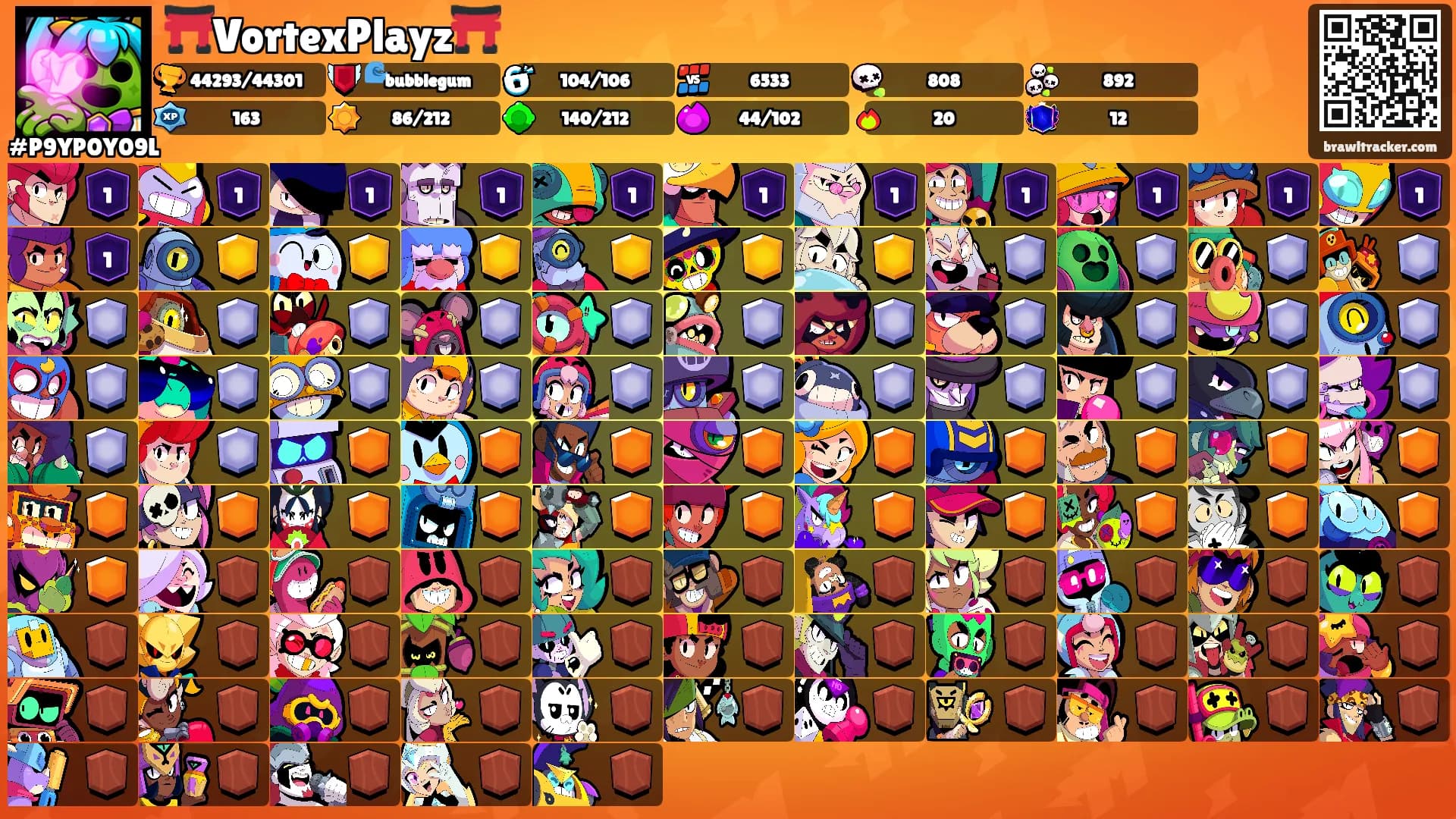⛩️VortexPlayz⛩️'s Ranks