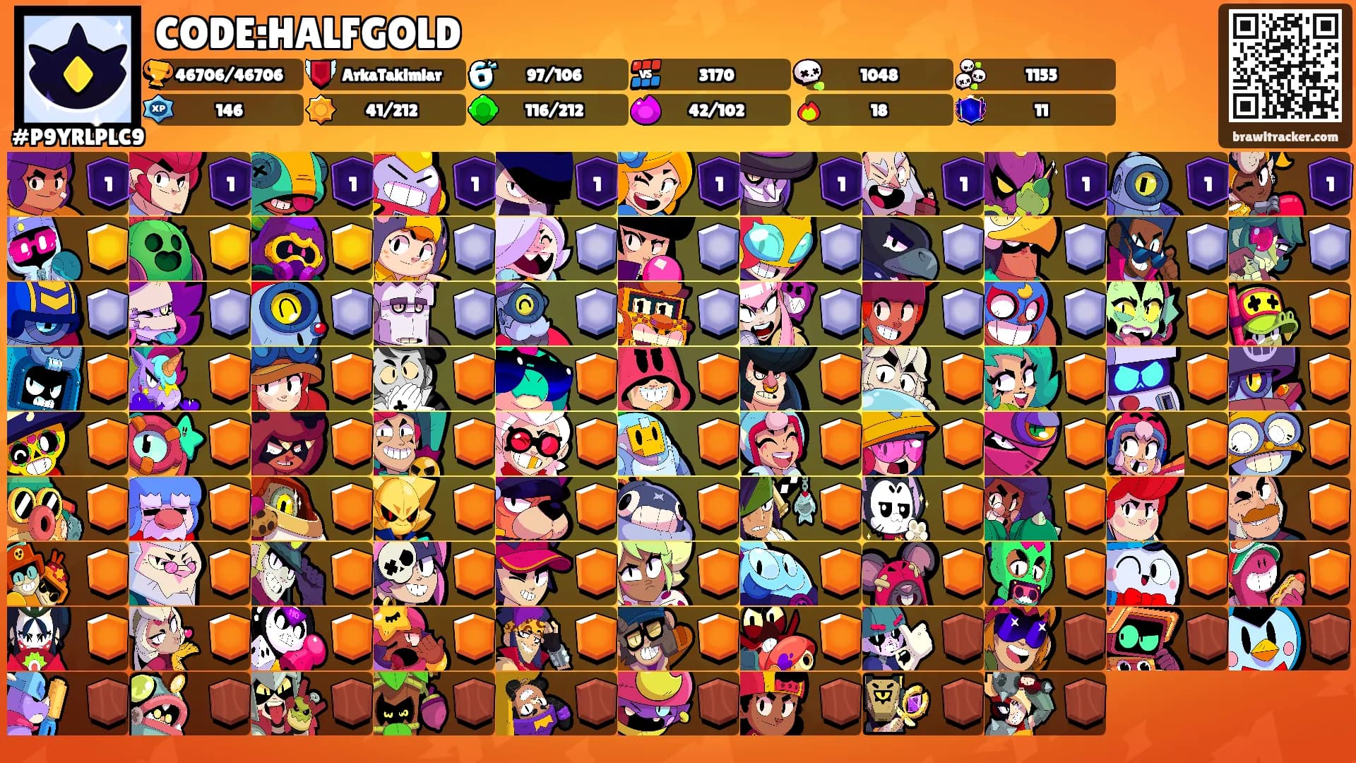 CODE:HALFGOLD's Ranks