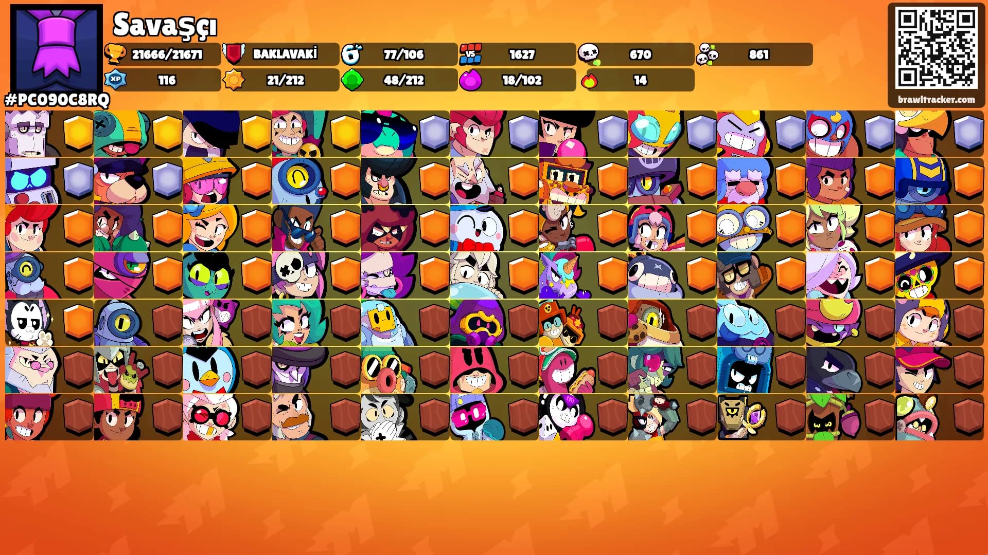 Savaşçı's Ranks