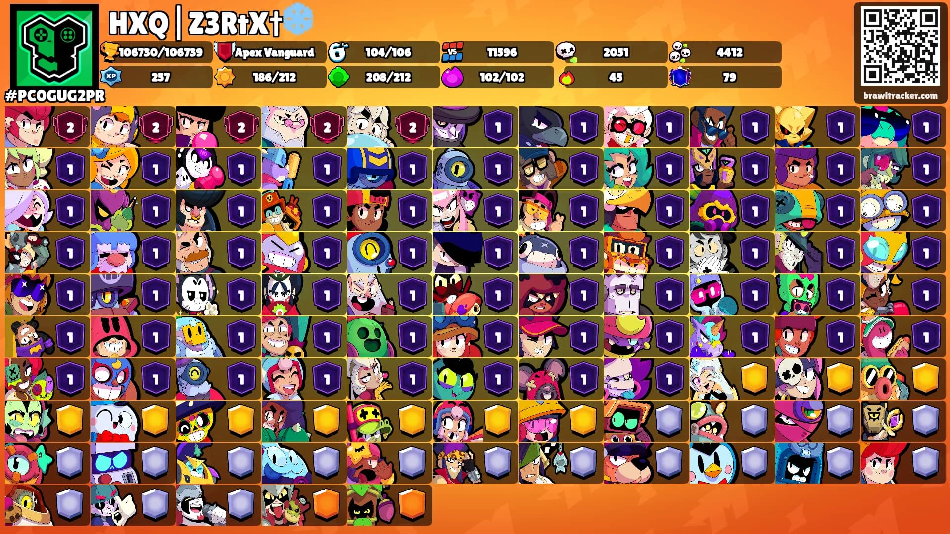 HXQ|Z3RtX†❄️'s Ranks