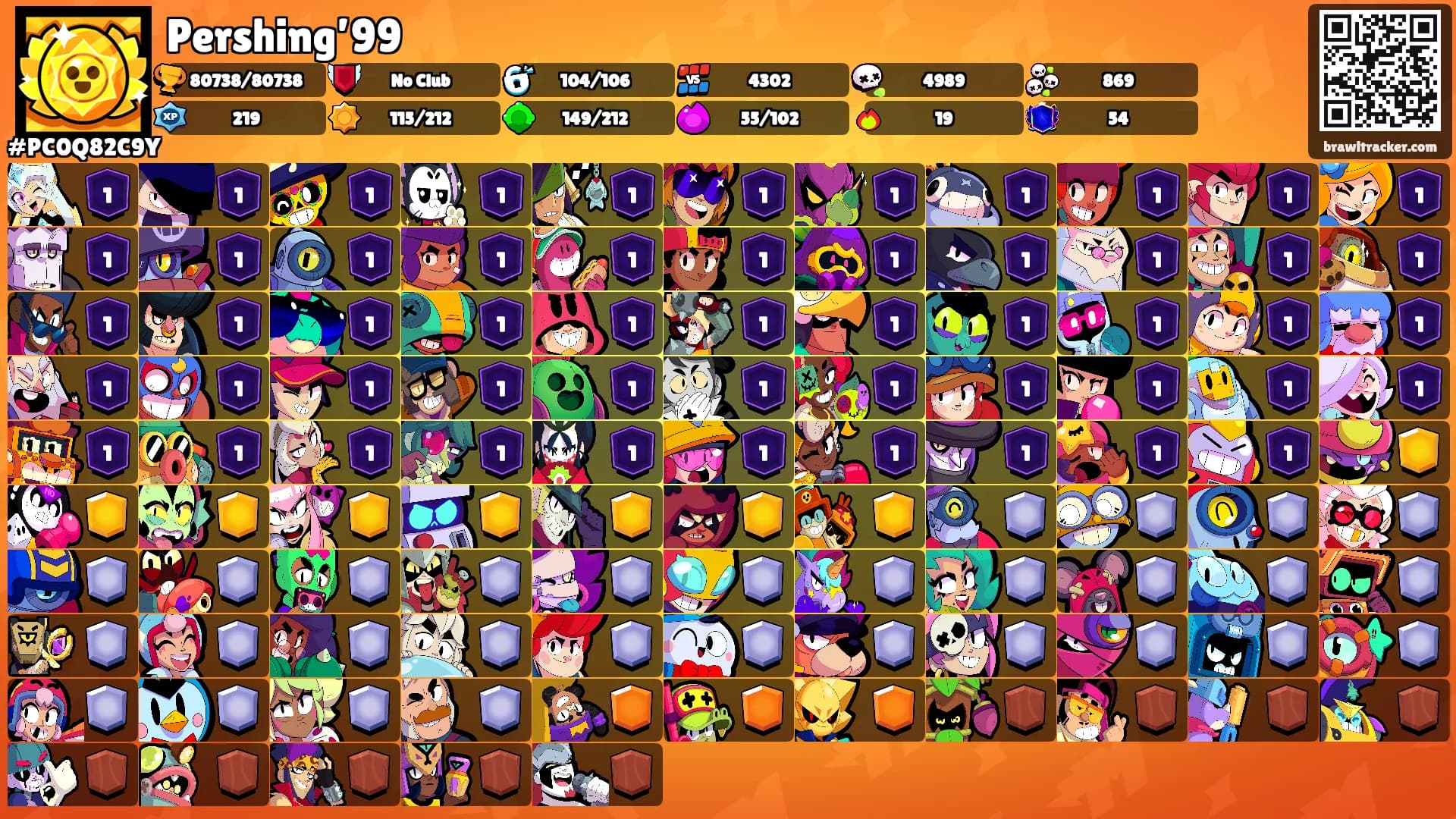Pershing’99's Ranks