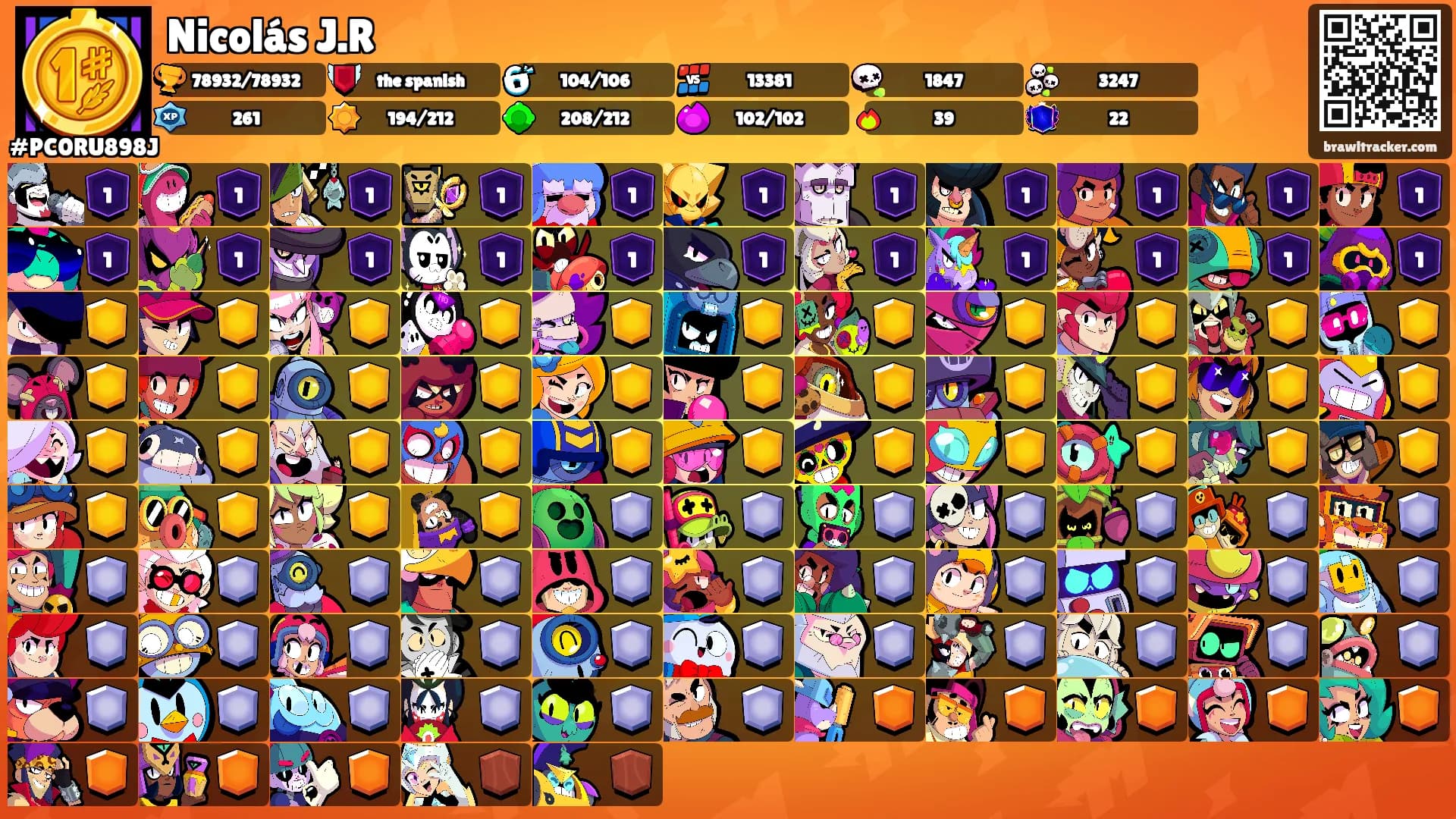 Nicolás J.R's Ranks