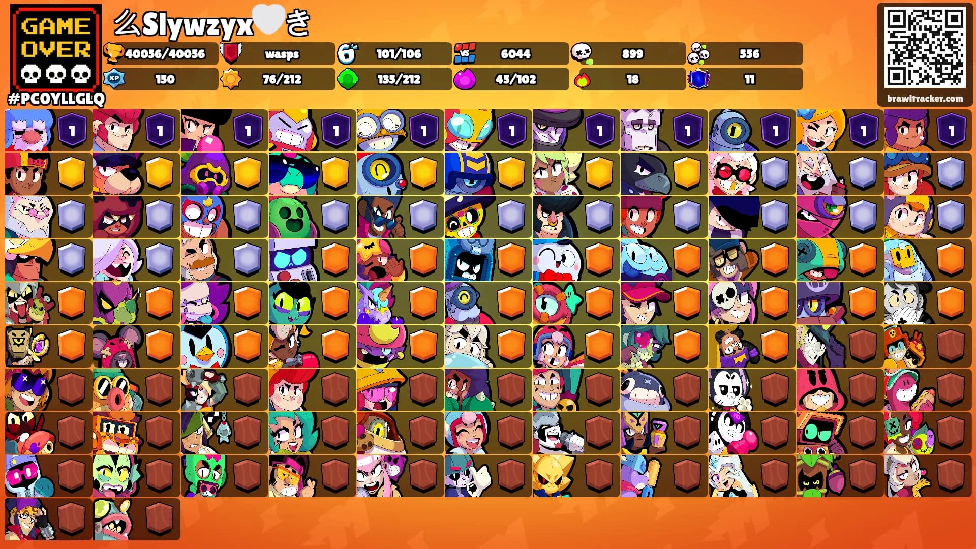 么Slywzyx🤍き's Ranks