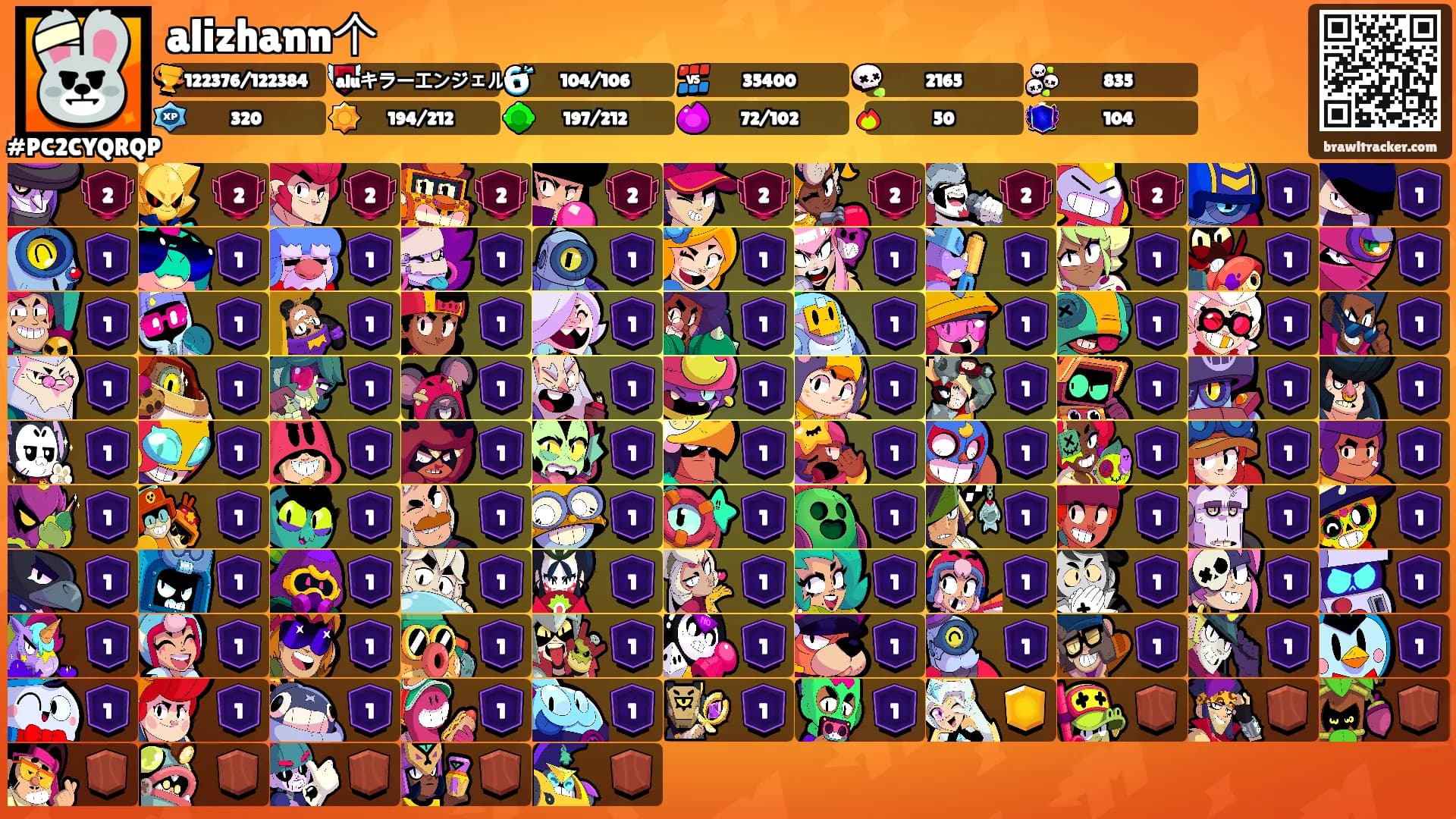 alizhann个's Ranks