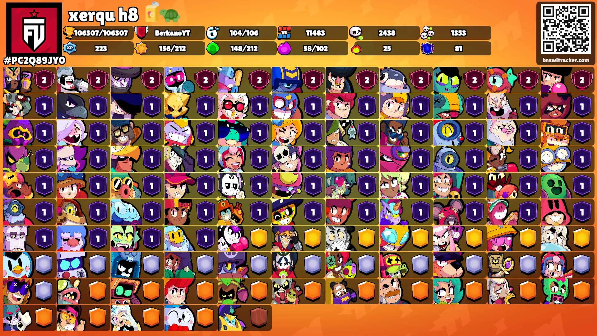 xerqu h8 🧃🐢's Ranks