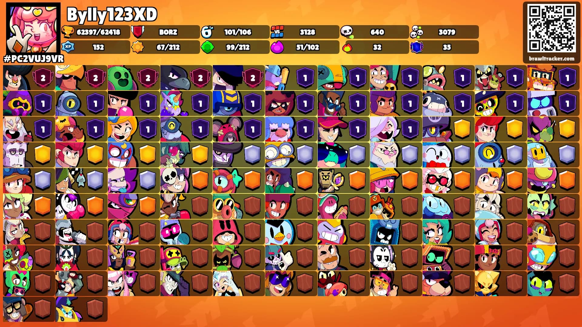 Bylly123XD's Ranks