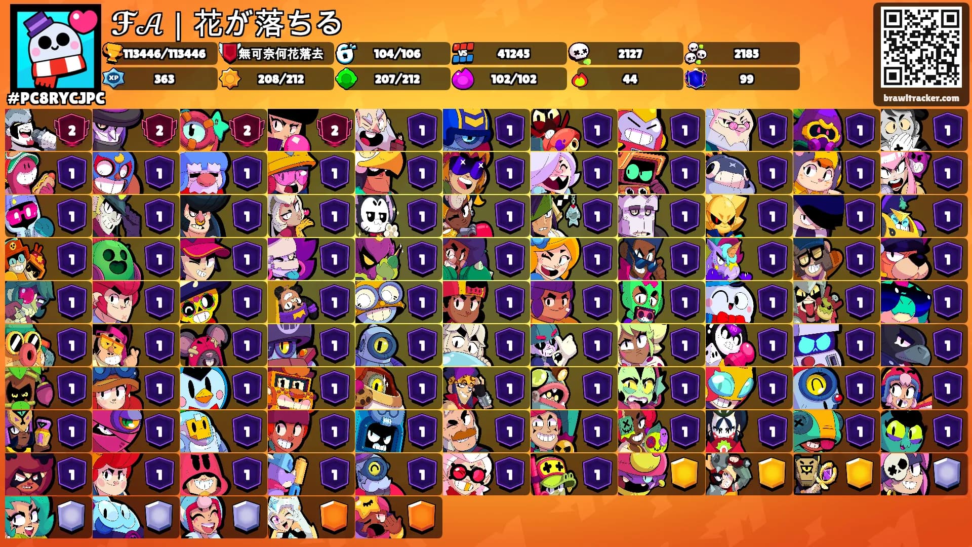 ℱ𝒜｜花が落ちる's Ranks