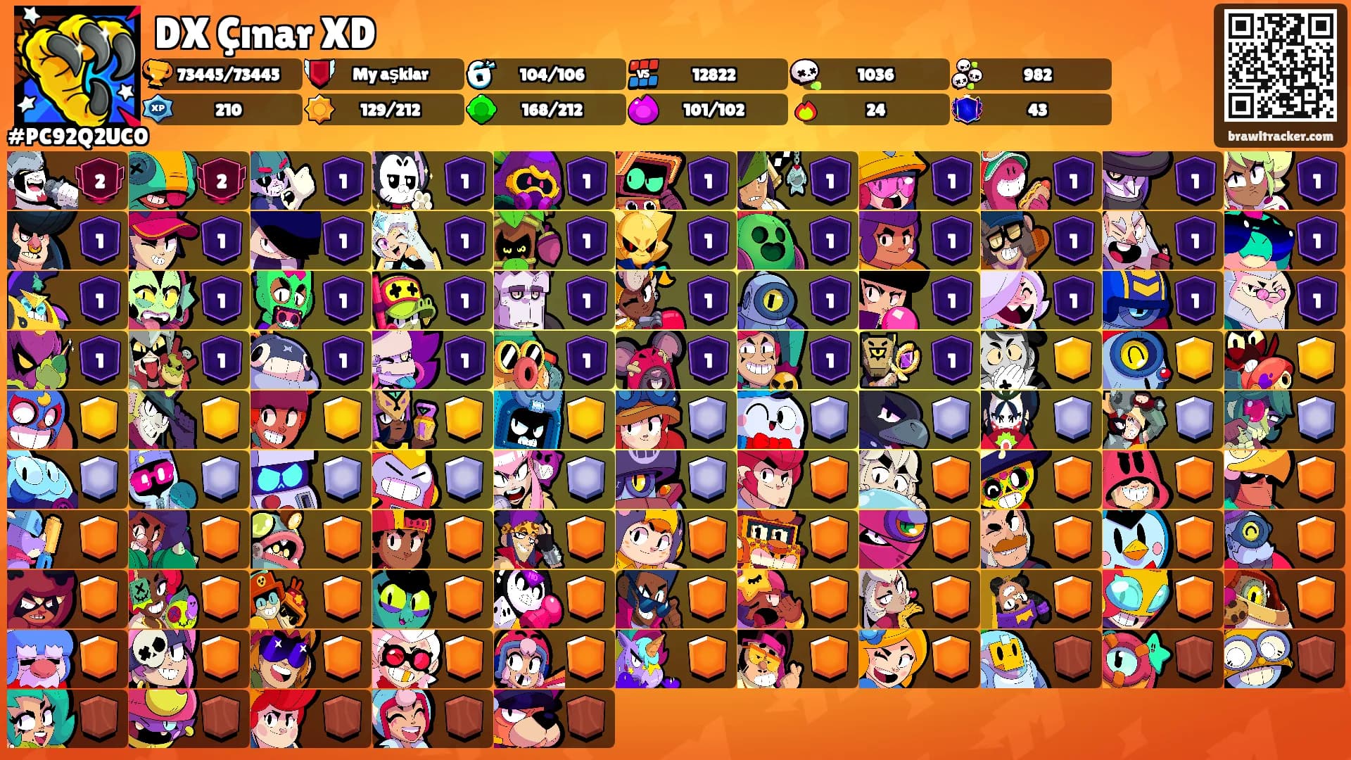 DX Çınar XD's Ranks
