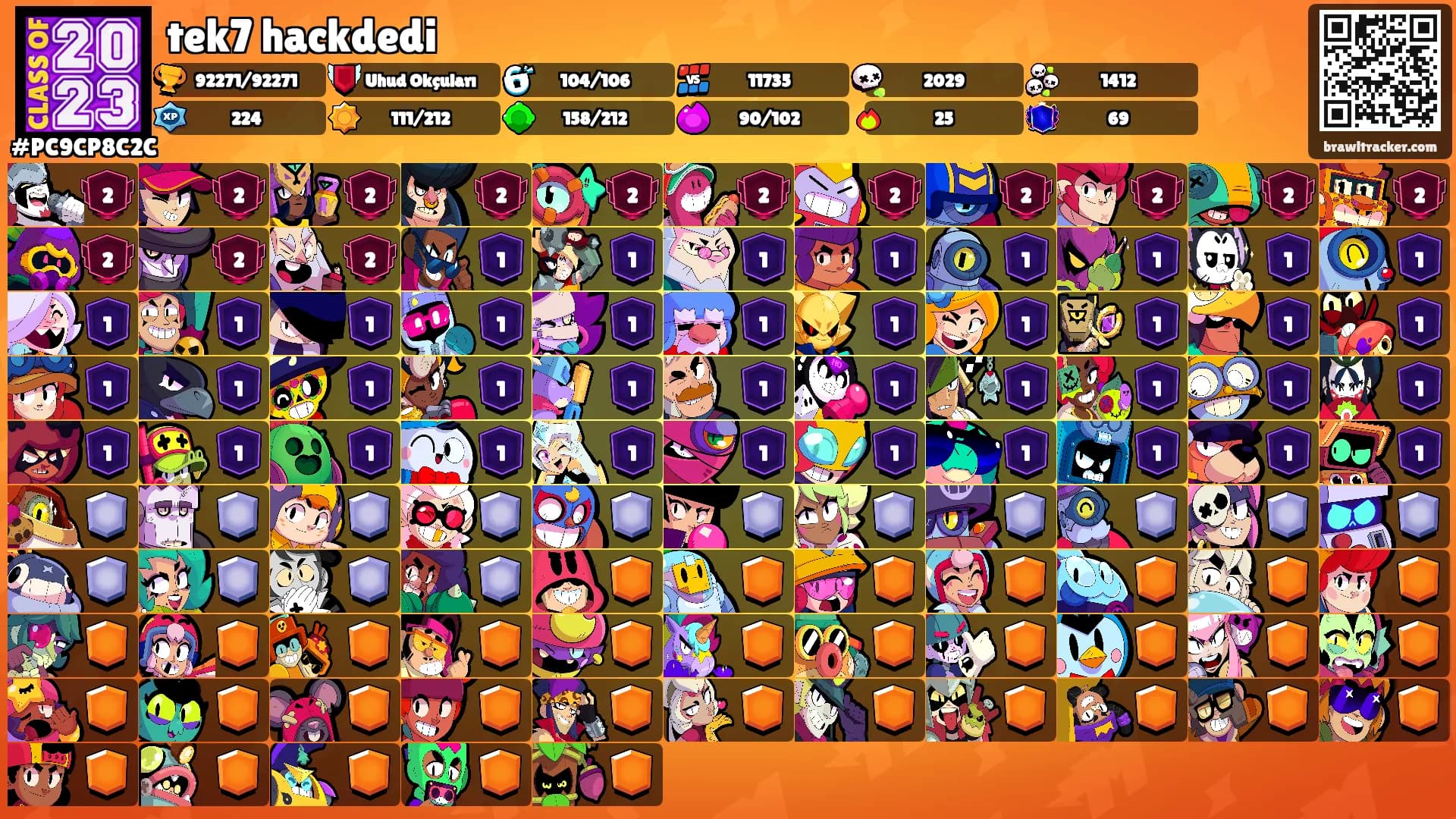 tek7 hackdedi's Ranks