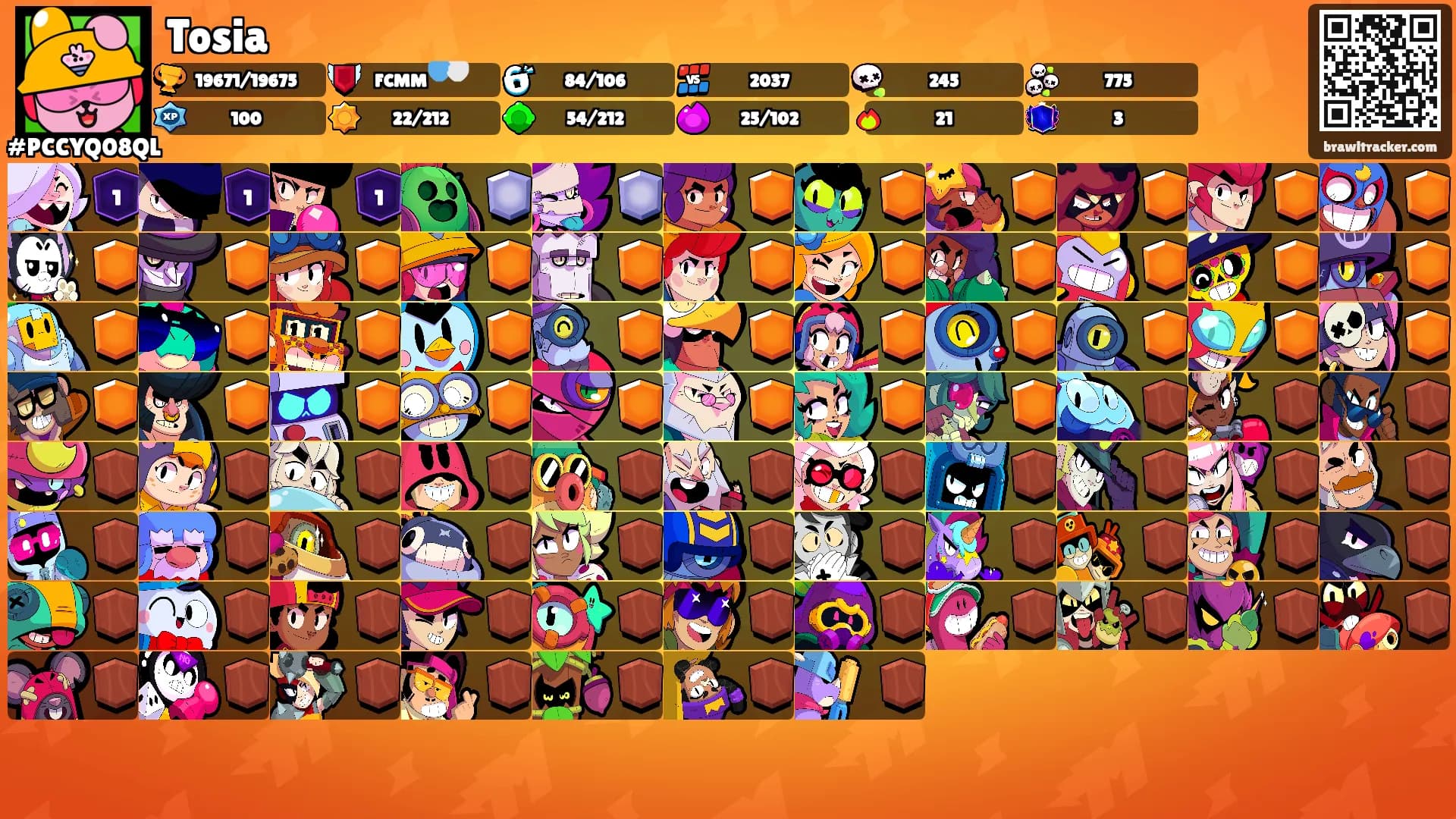 Tosia's Ranks