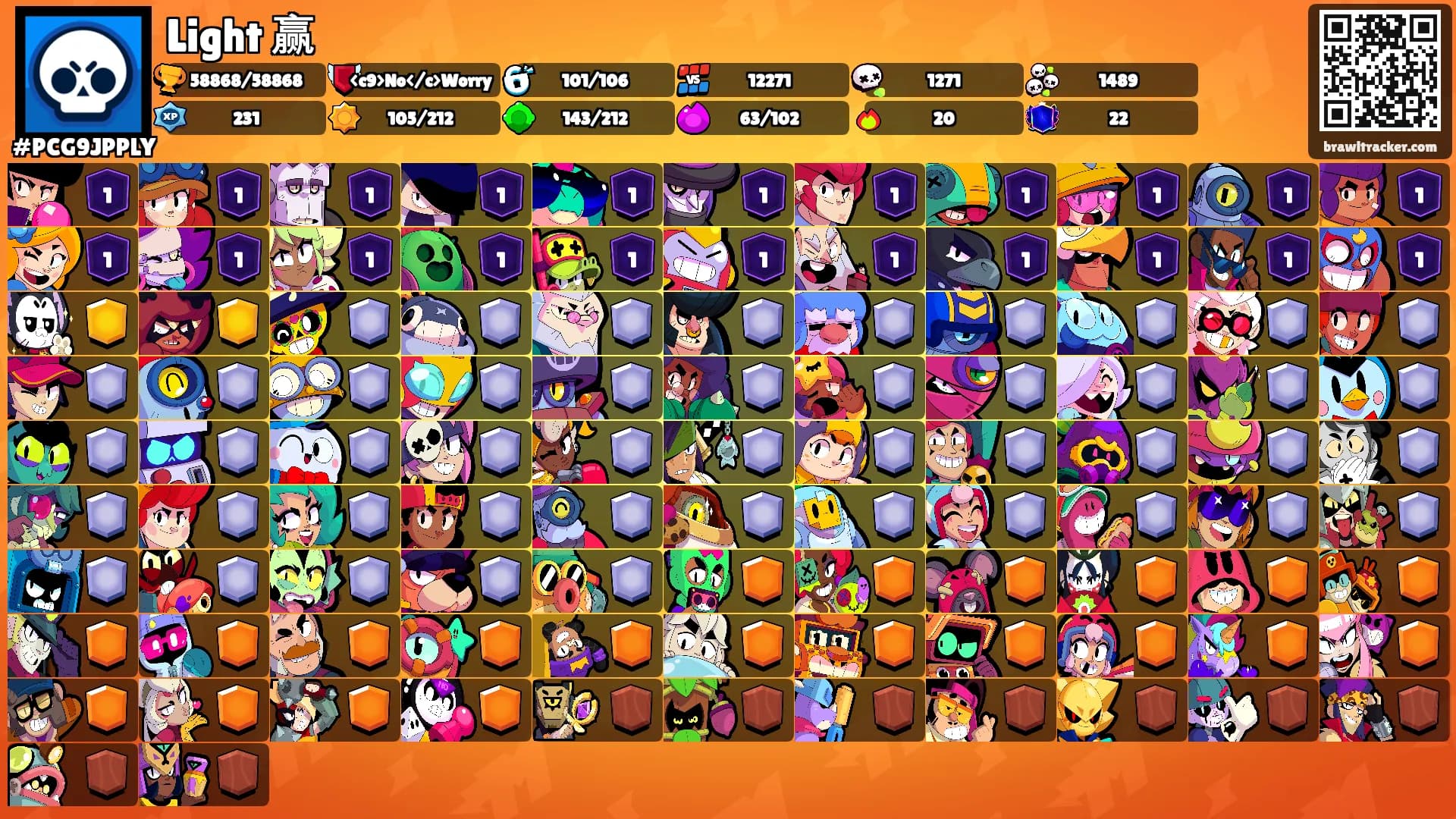 Light 赢's Ranks