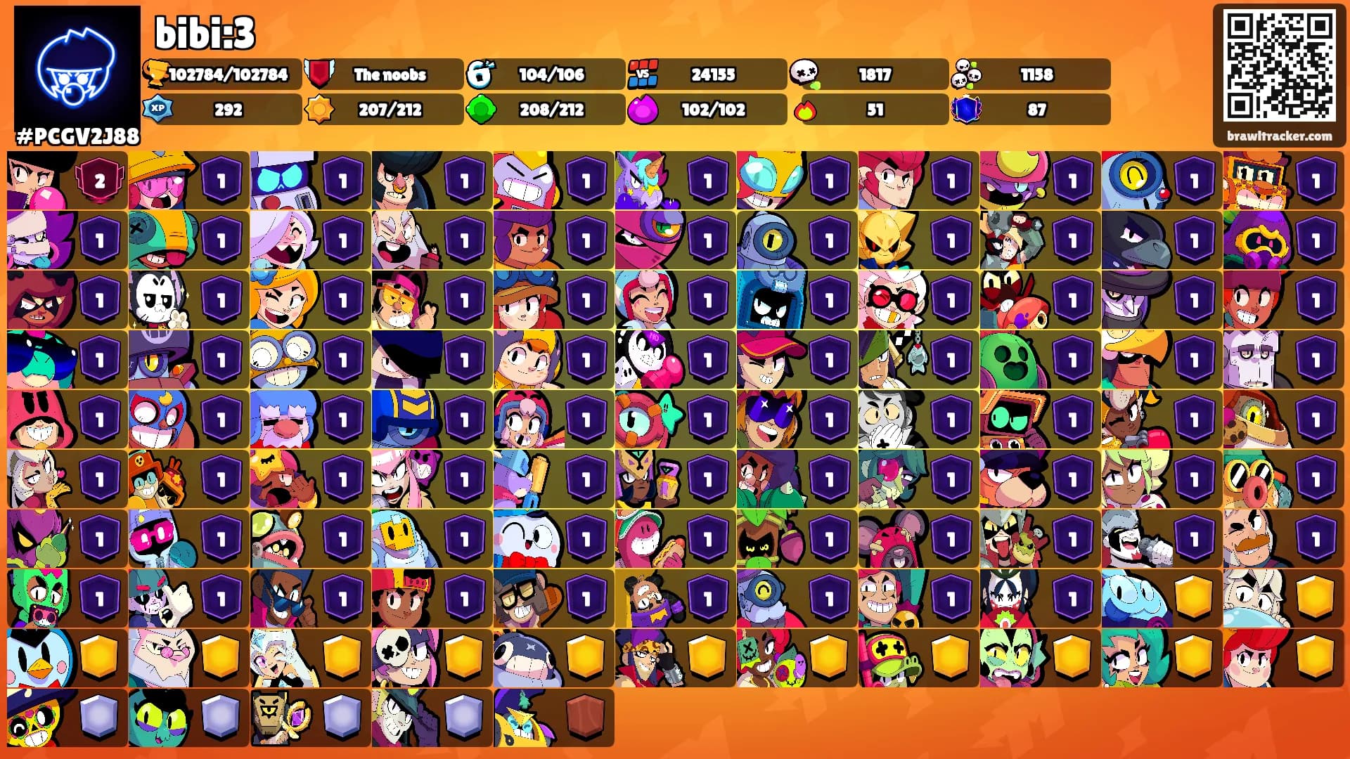 bibi:3's Ranks