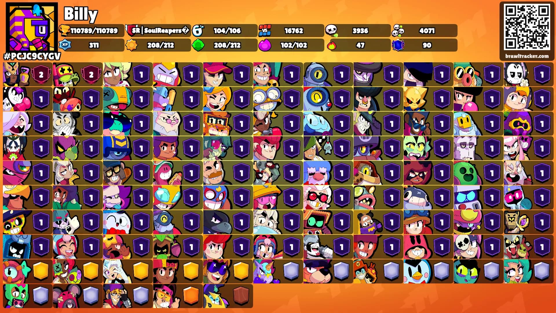 Billy's Ranks