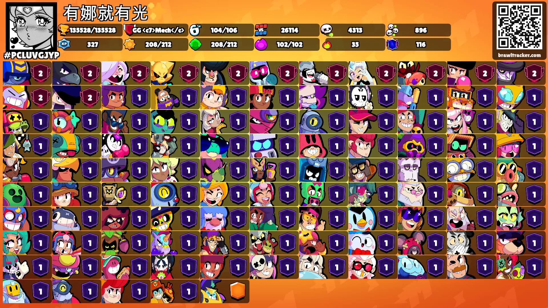 有娜就有光✨'s Ranks