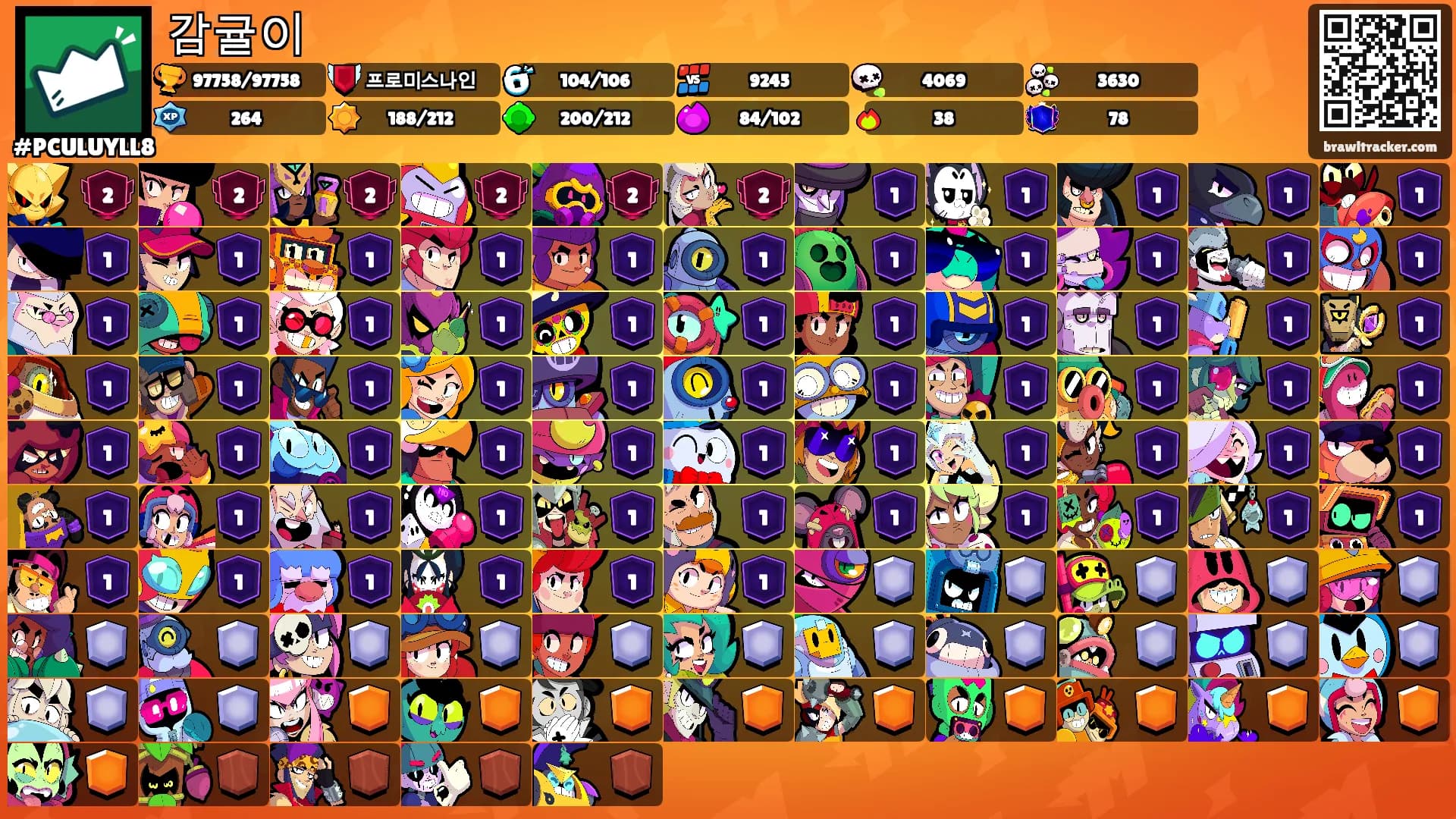 감귤이's Ranks