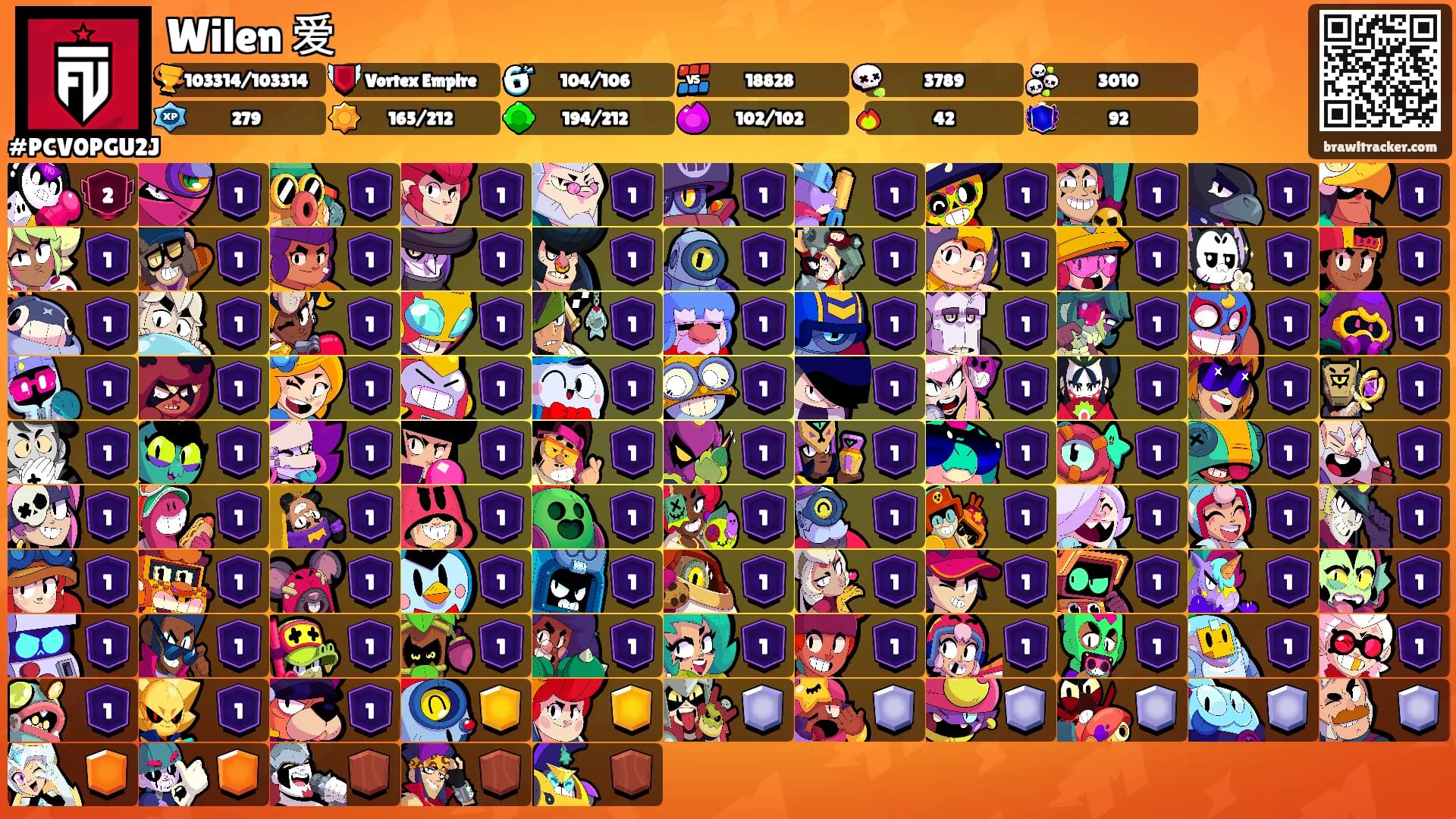 Wilen 爱's Ranks